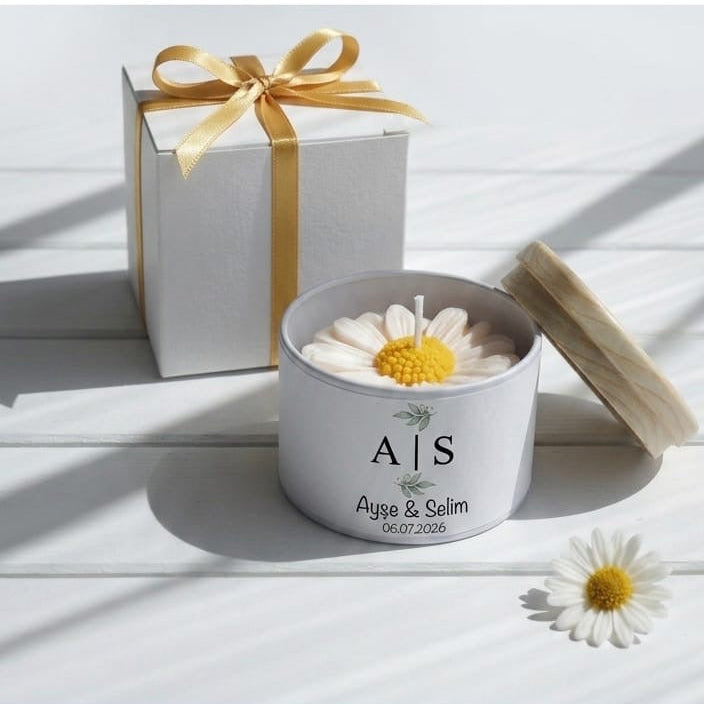 Personalisierte Sojawachs-Kerze in der Metalldose – 100 g | Individuelles Geschenk mit Wunschtext