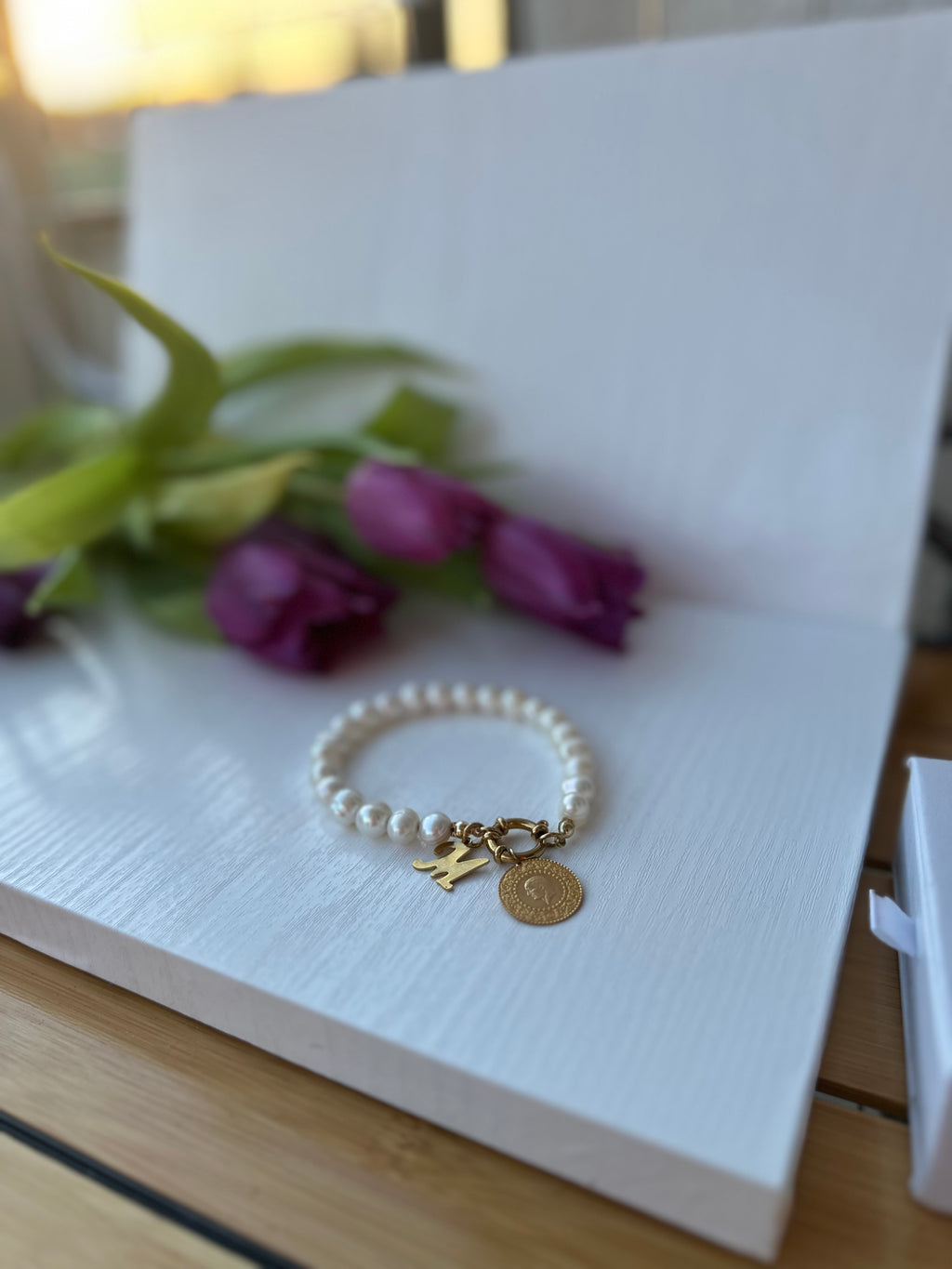 Memoris – Personalisiertes Süßwasserperlen Armband