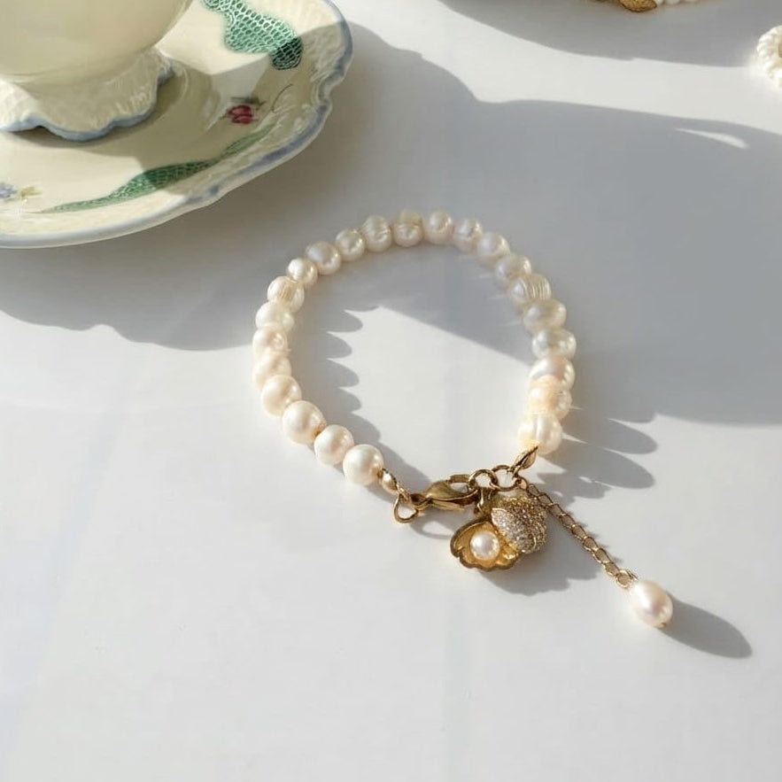 Sirena – Süßwasserperlen Armband