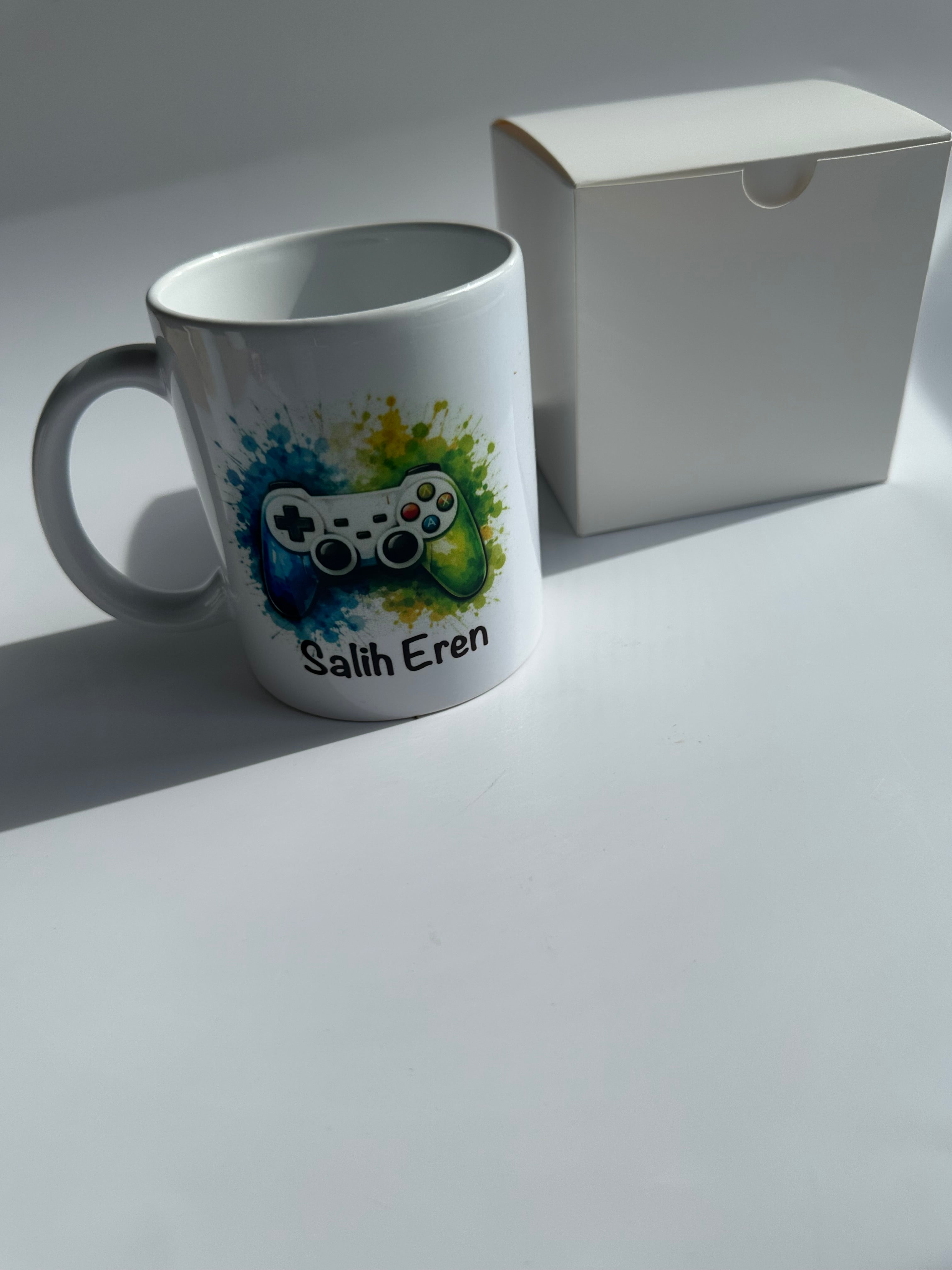 Personalisierte Gaming Tasse – Controller & Name Design