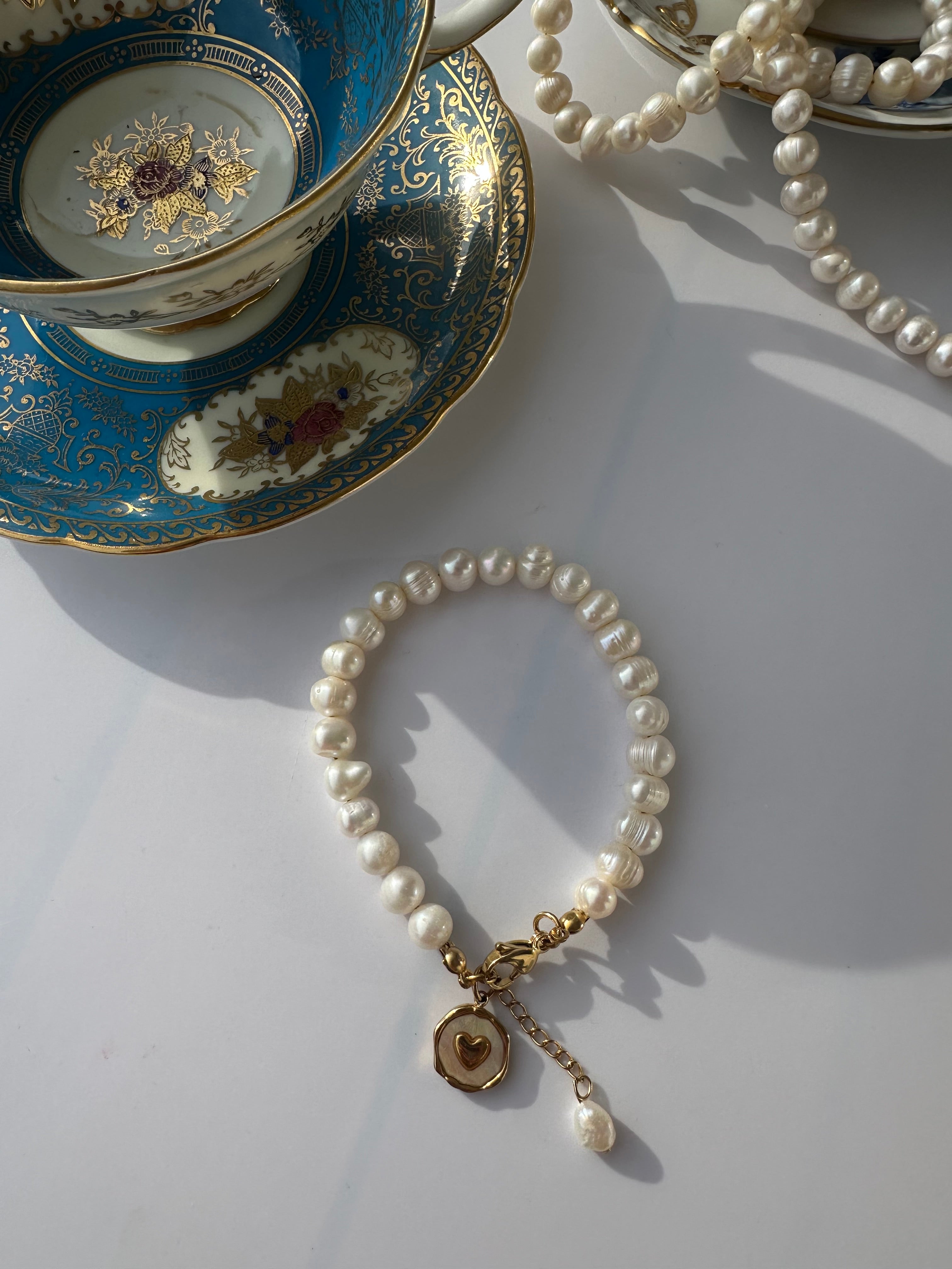 Love – Süßwasserperlen Armband