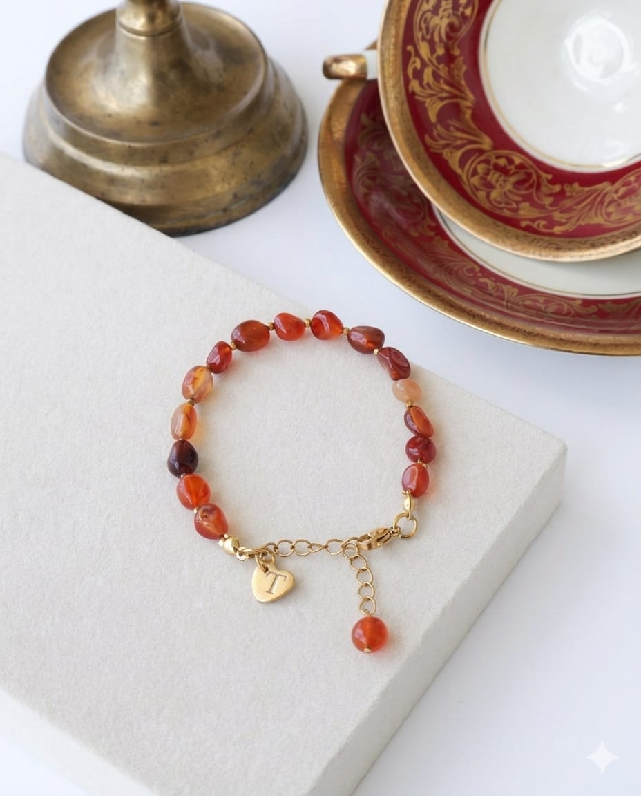 Nazenin – Personalisiertes Armband aus echtem Achat