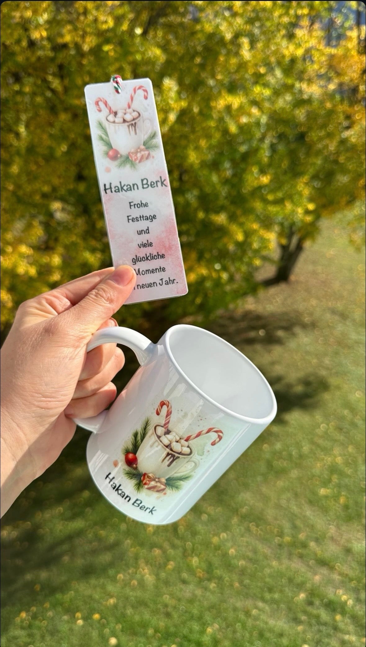 Weihnachten Personalisierte Tasse – Name Design