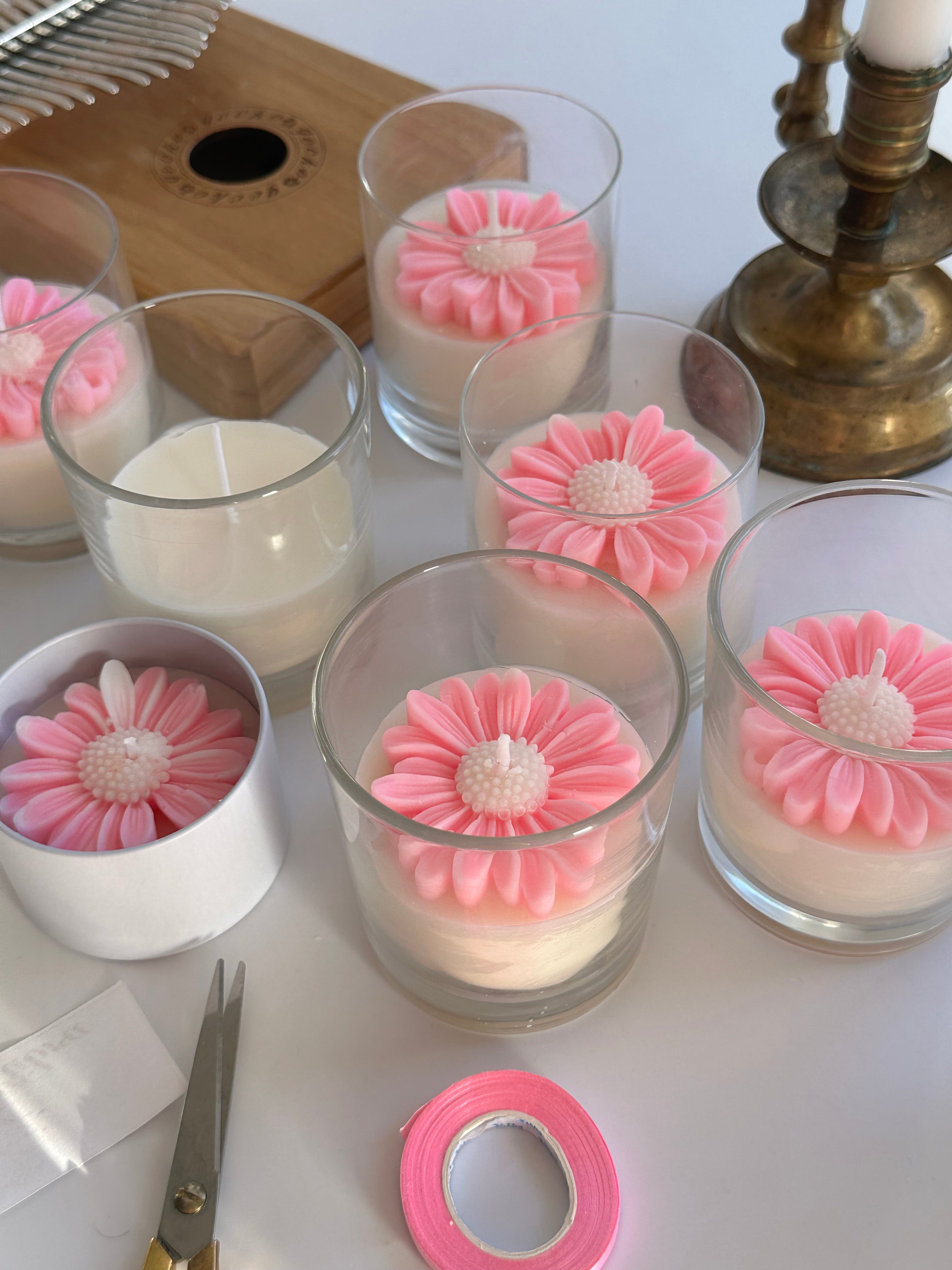Personalisierte Sojawachskerze mit Name – Handgemachtes Geschenk