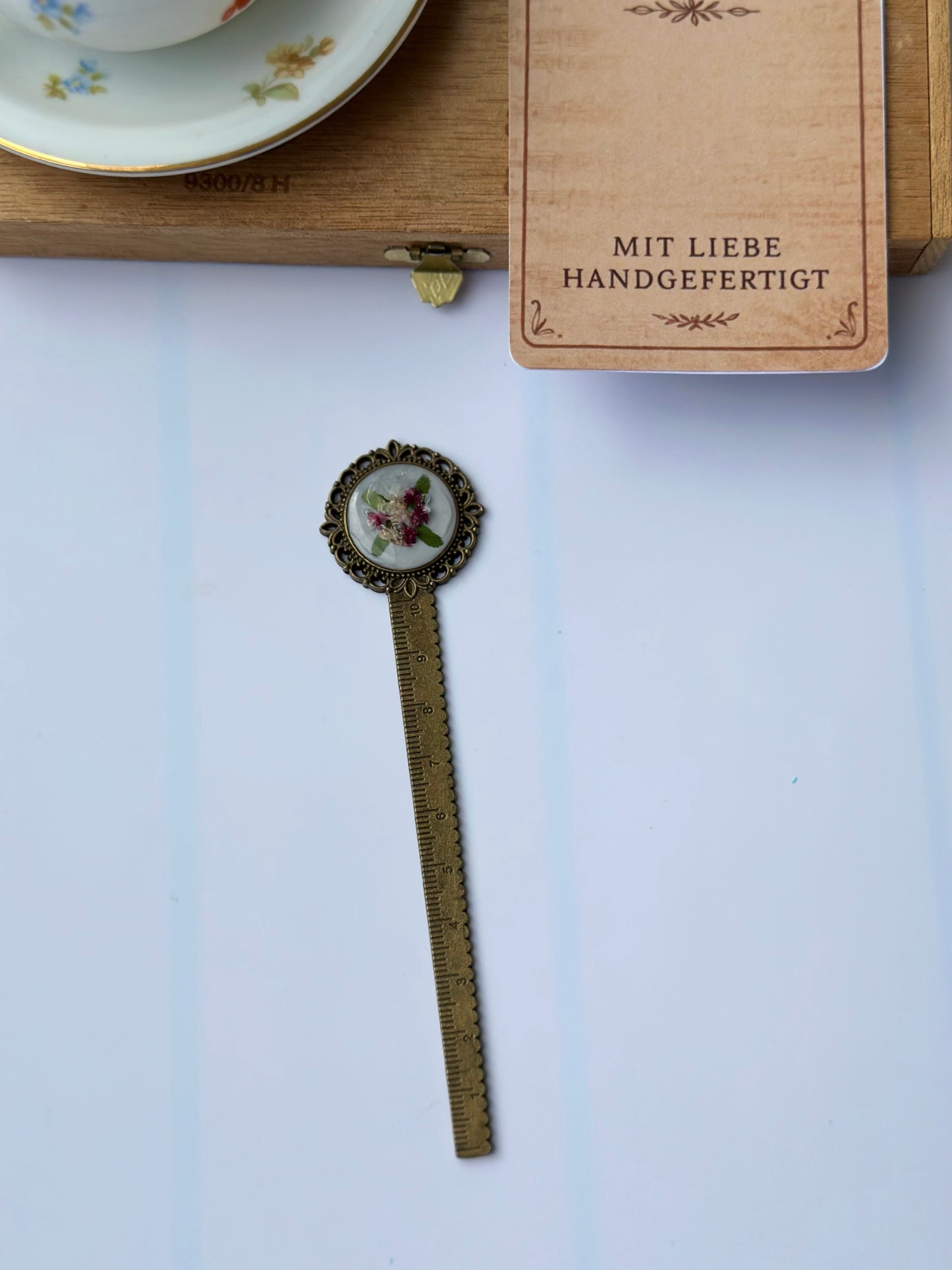 Blütenmoment – Epoxid Lesezeichen
