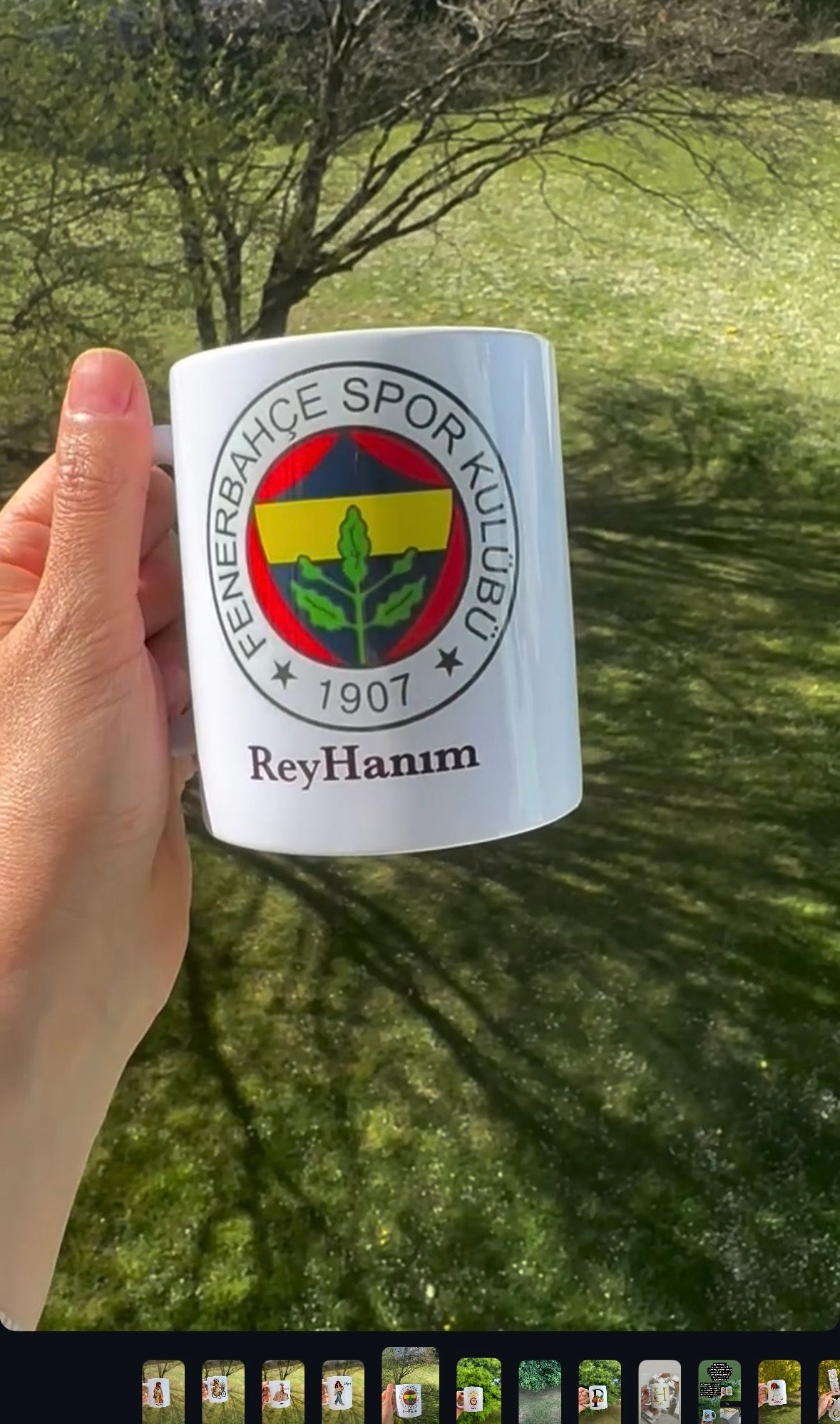 Fenerbahçe Personalisierte Tasse – Name Design
