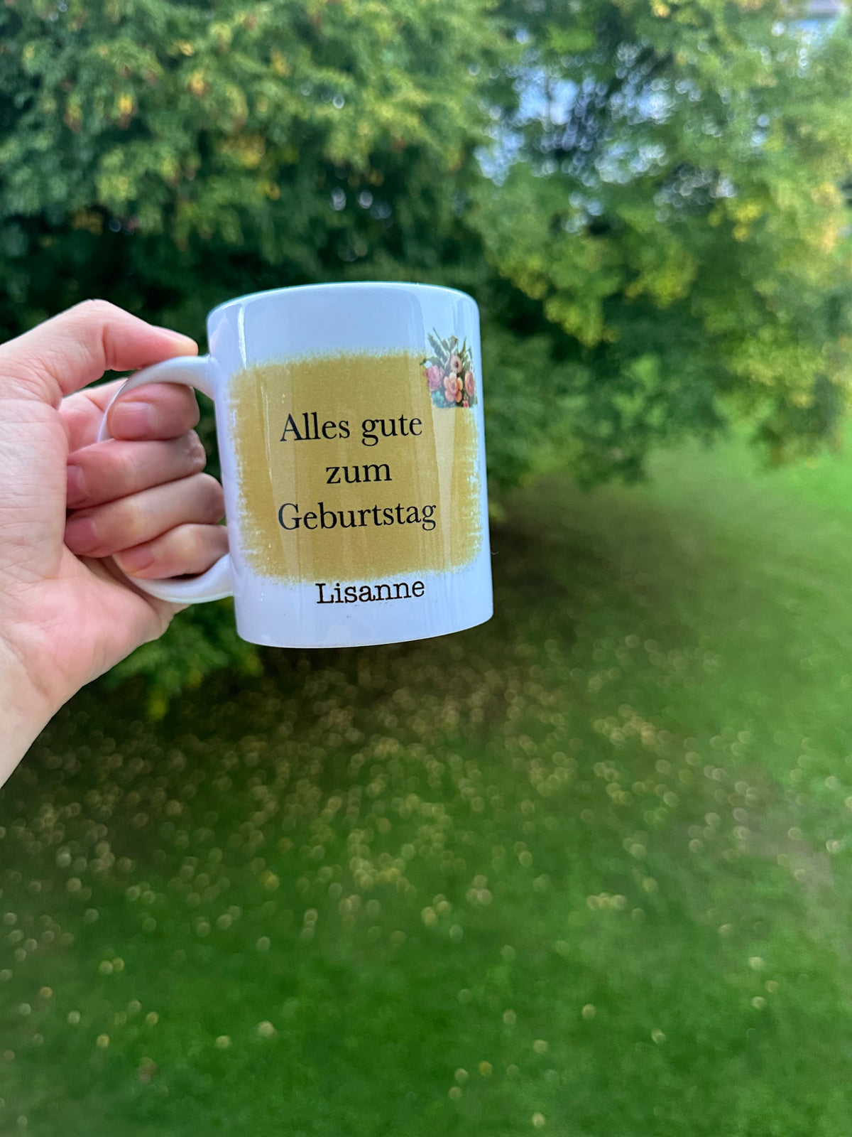 Personalisierte Tasse für Lehrer & Erzieher – Herz & Name Design