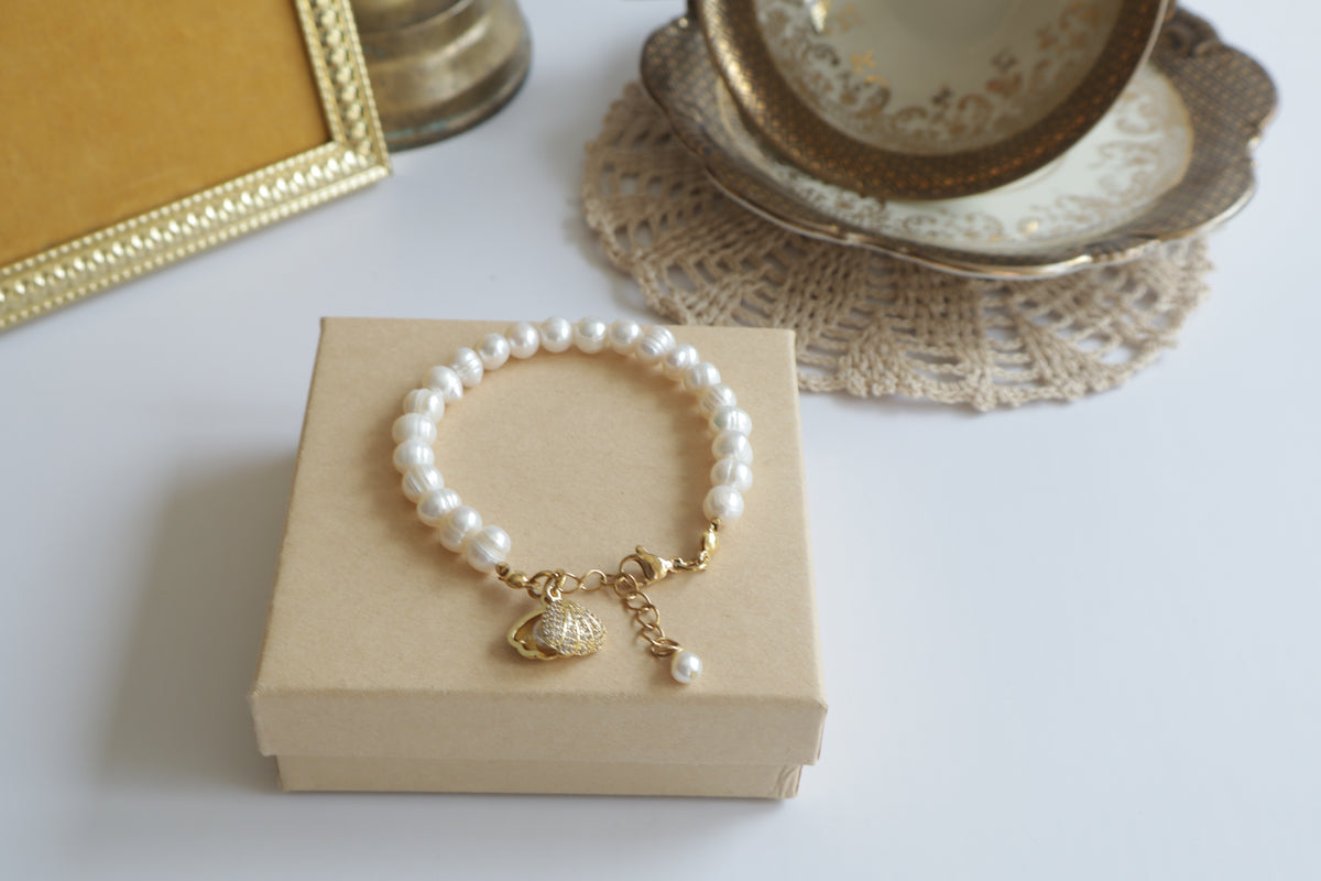 Sirena – Süßwasserperlen Armband