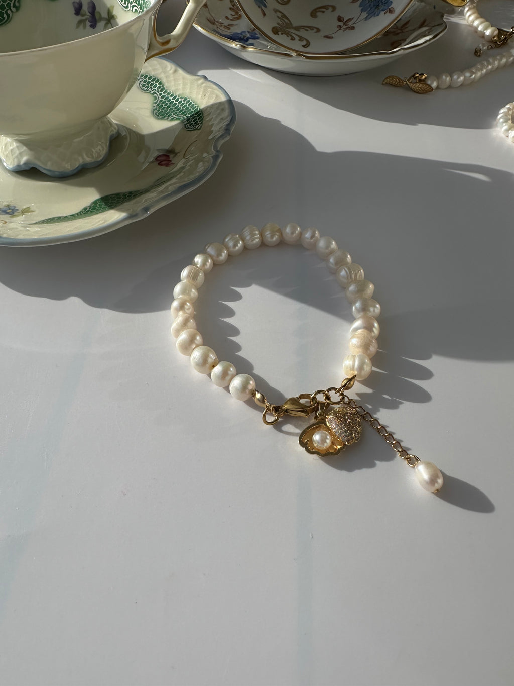 Sirena – Süßwasserperlen Armband