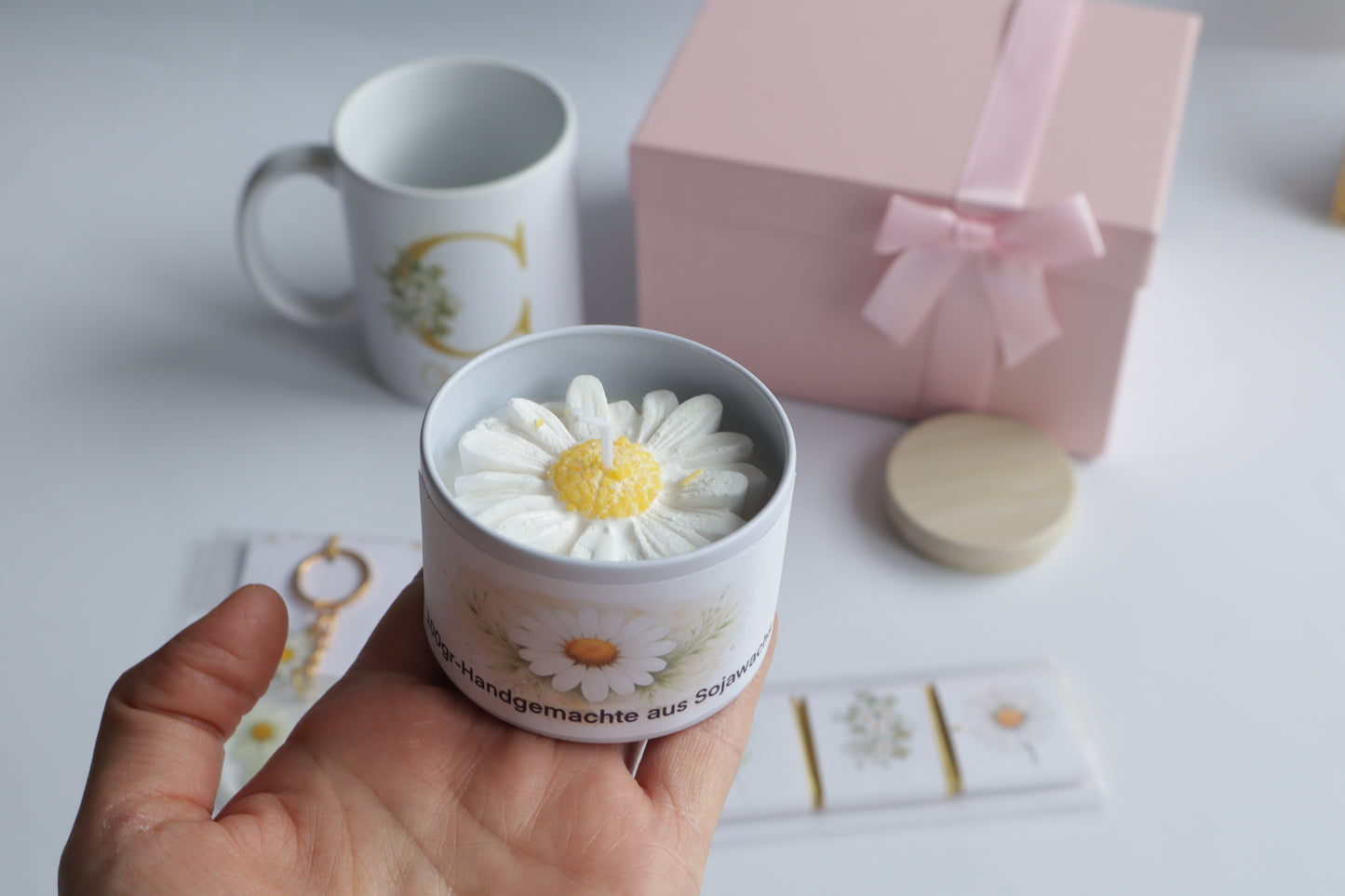 Gänseblümchen Geschenkbox | Personalisiertes Geschenkset