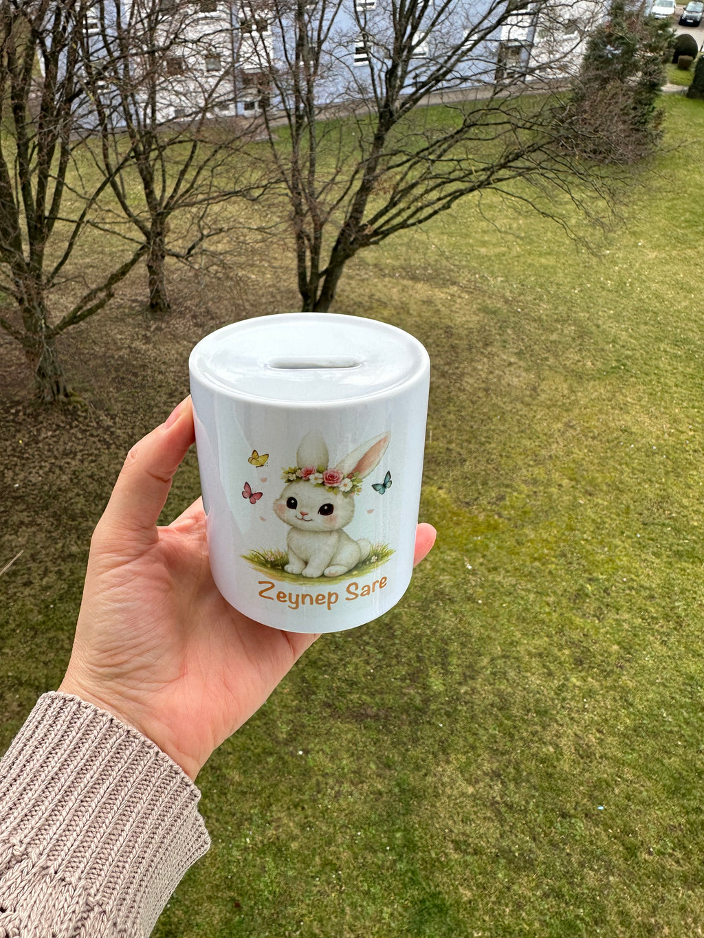 BunnyDream – Personalisierte Keramik Spardose