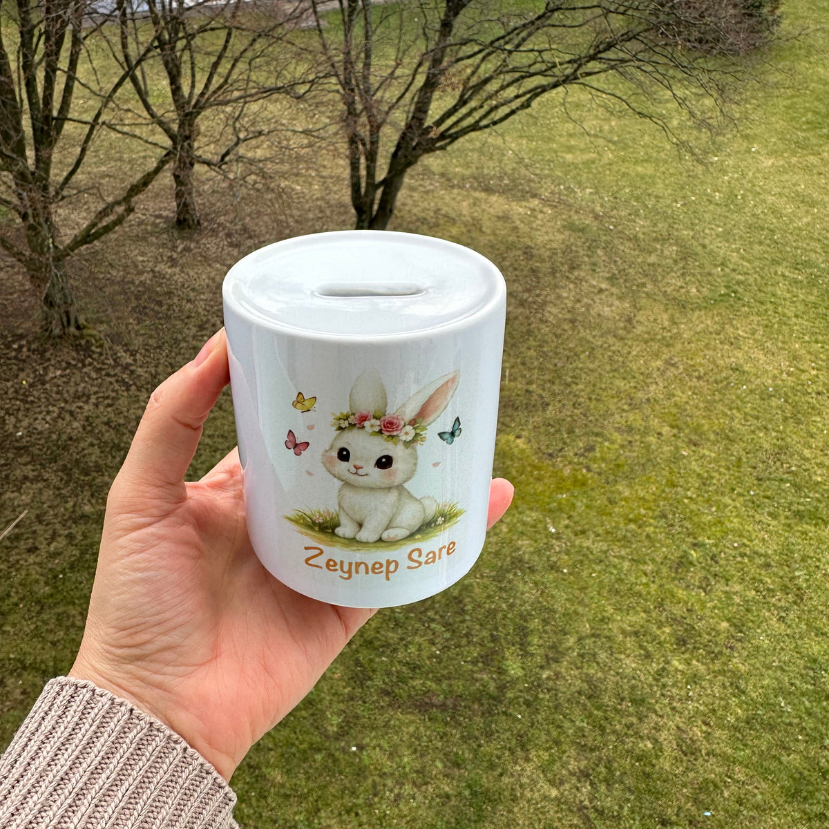 BunnyDream – Personalisierte Keramik Spardose