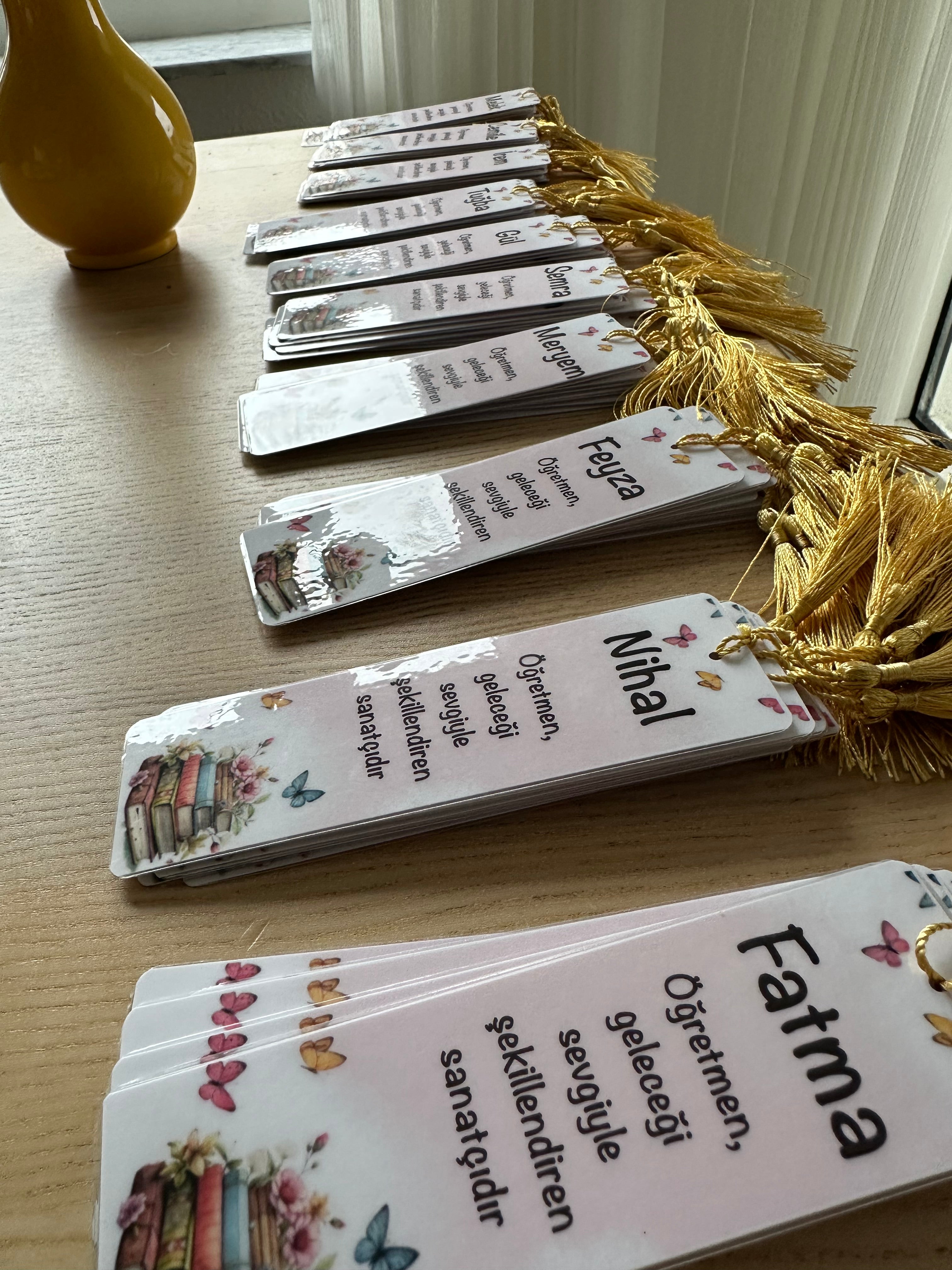 Schmetterlingsgarten – Personalisierbares Lesezeichen
