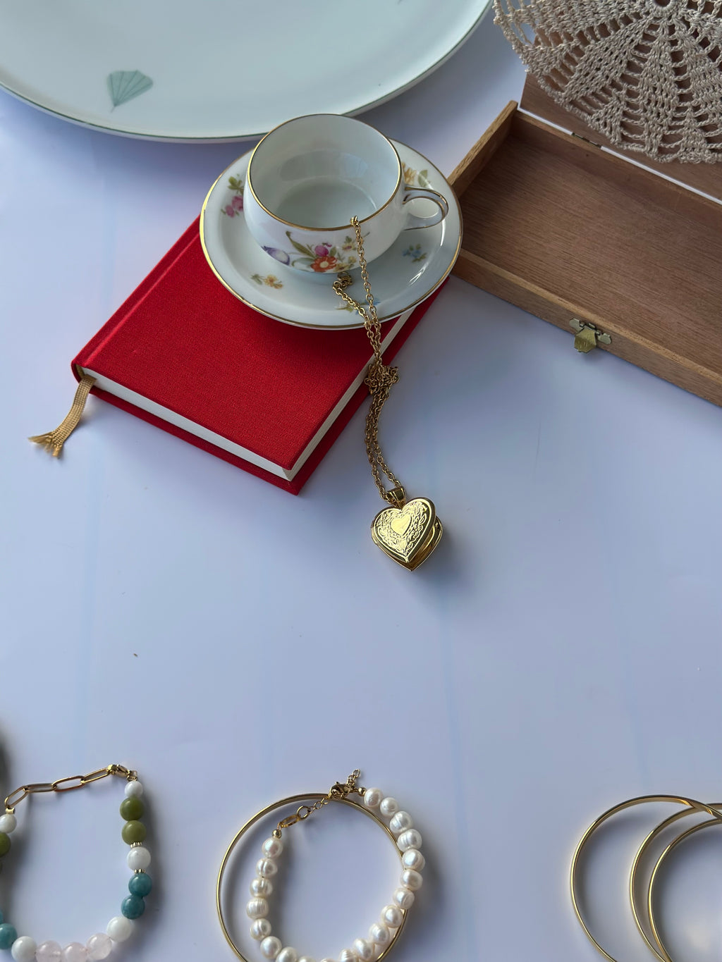 Herz Foto Medaillon Kette – Edelstahl | Personalisierbarer Anhänger
