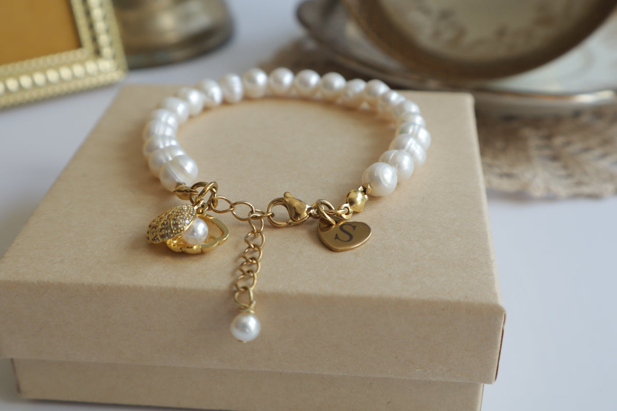Sirena – Süßwasserperlen Armband