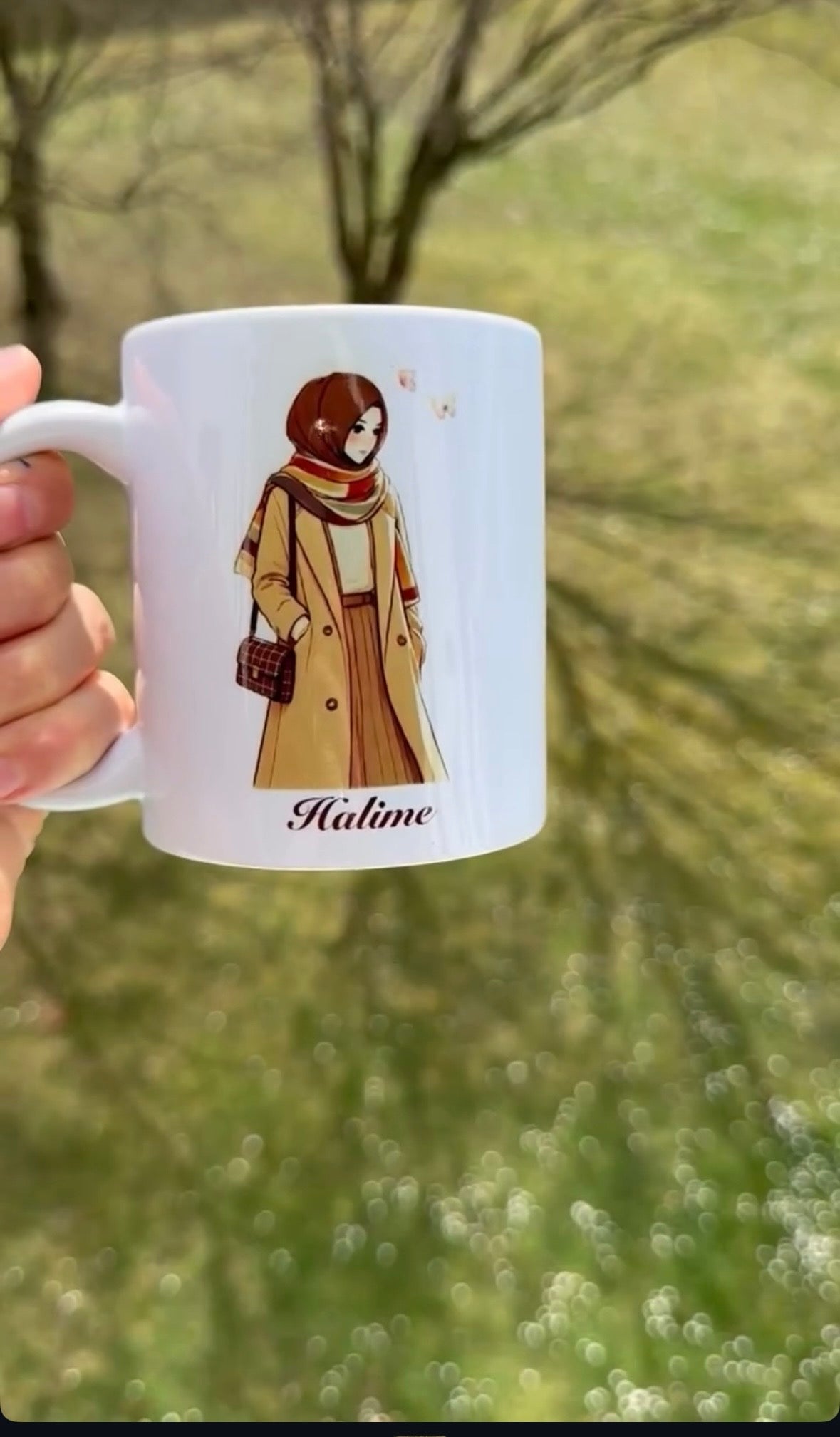 Islamische personalisierte Tasse Name Design