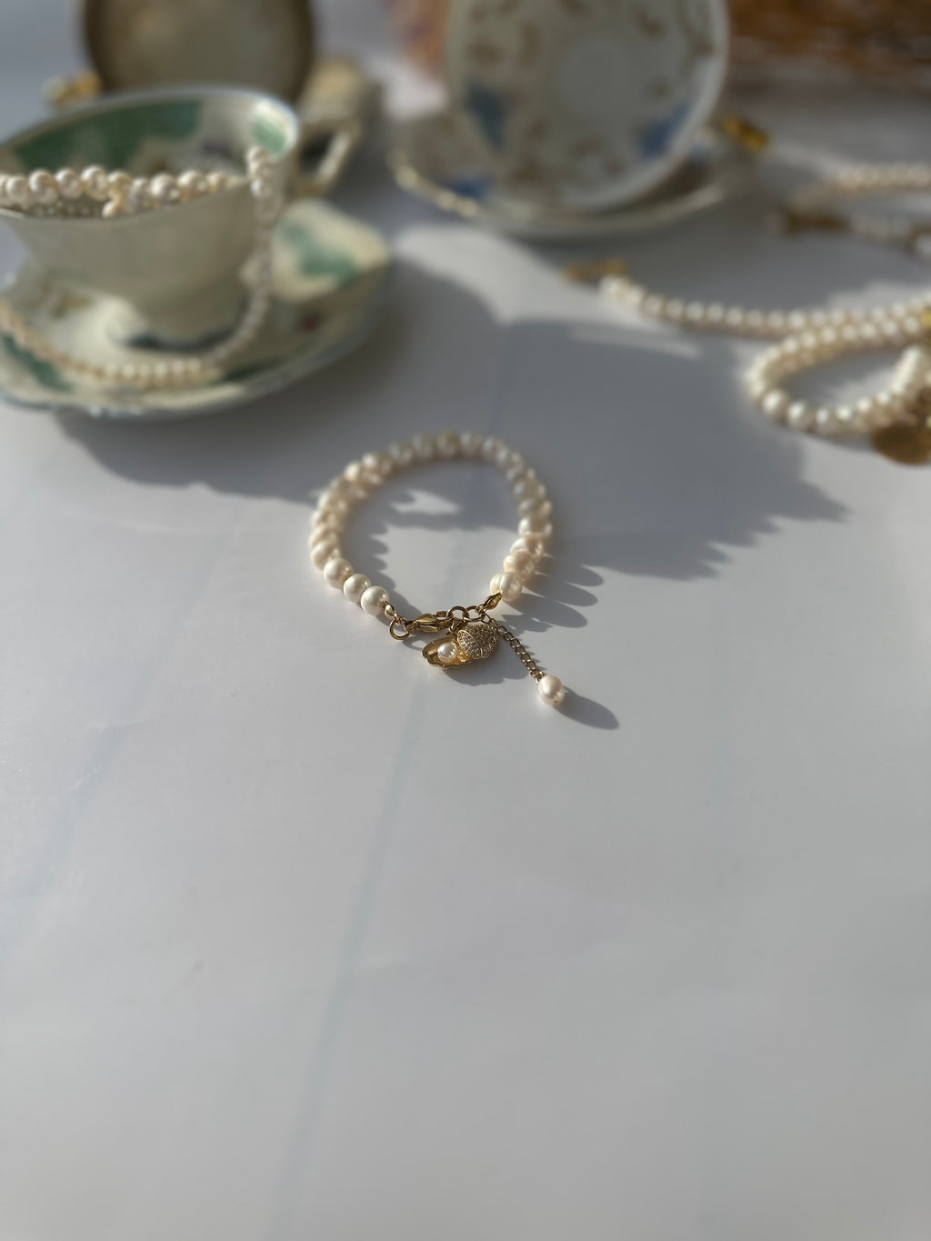 Sirena – Süßwasserperlen Armband