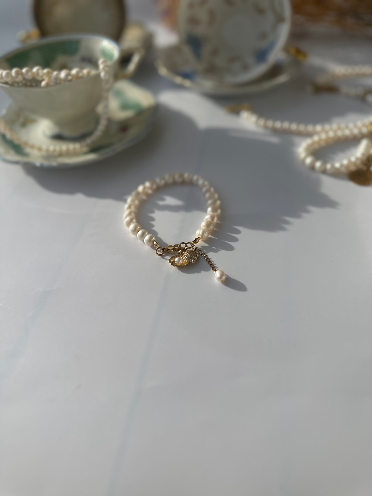 Sirena – Süßwasserperlen Armband