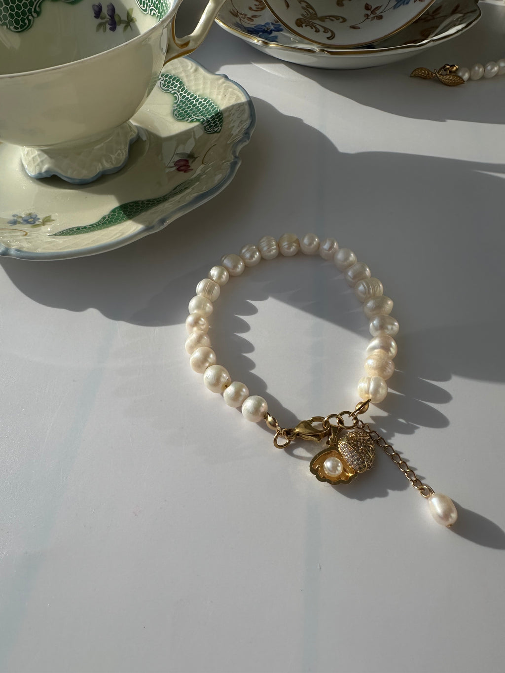 Sirena – Süßwasserperlen Armband