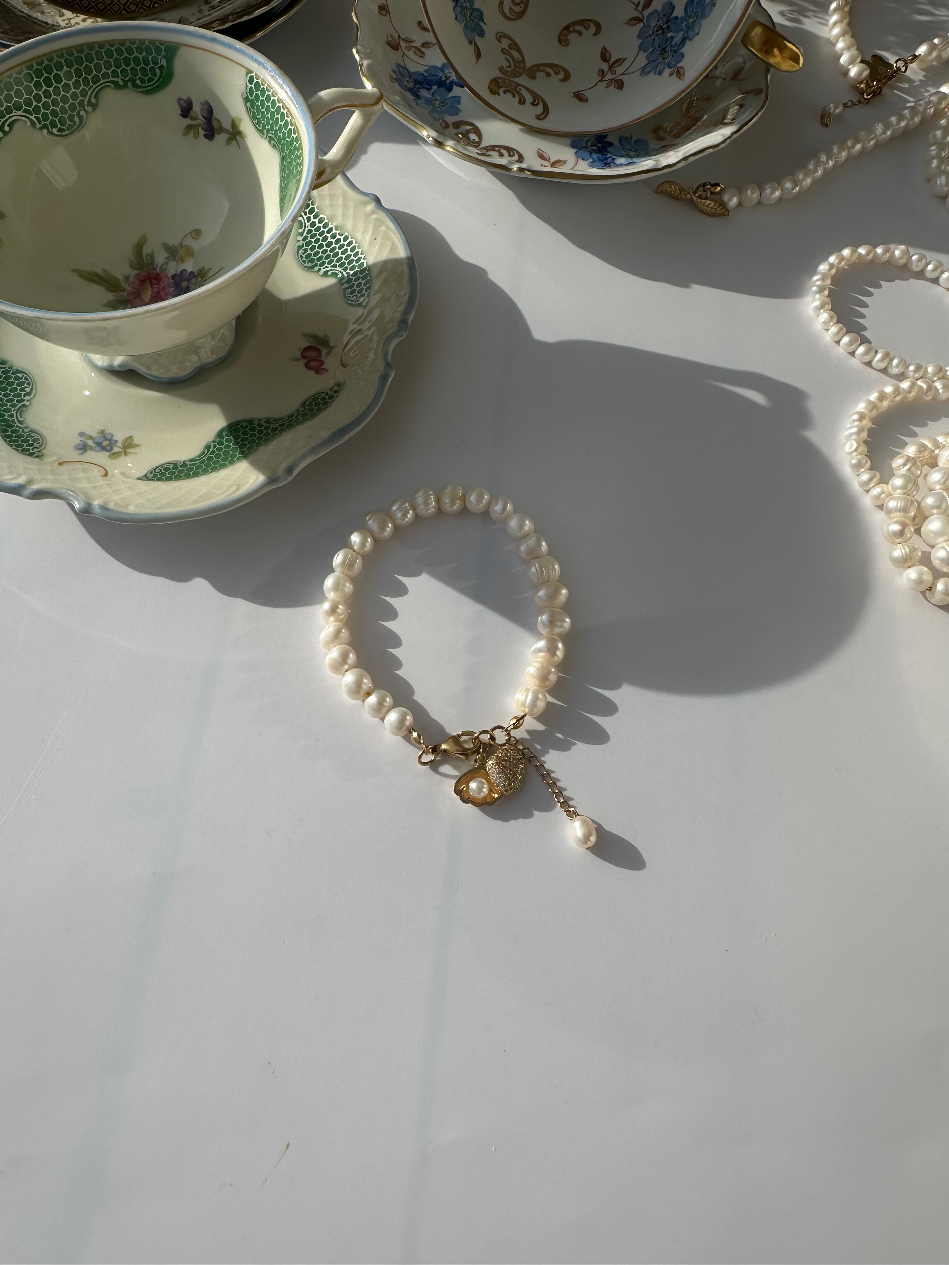Sirena – Süßwasserperlen Armband