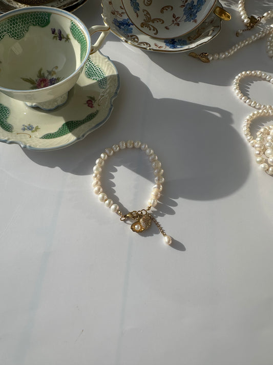 Sirena – Süßwasserperlen Armband