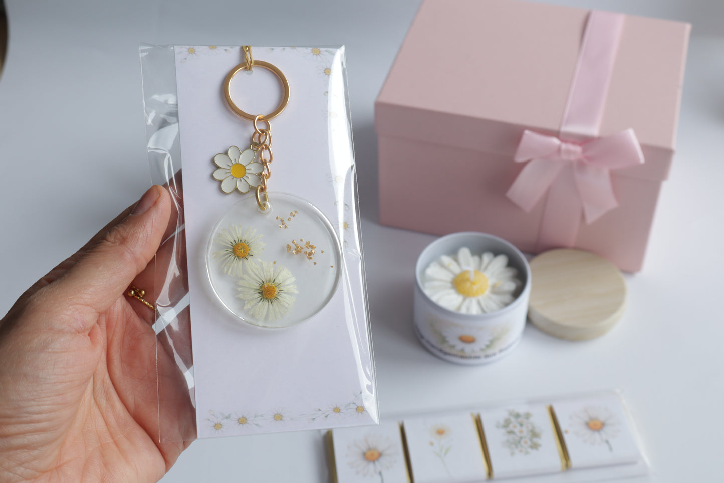Gänseblümchen Geschenkbox | Personalisiertes Geschenkset