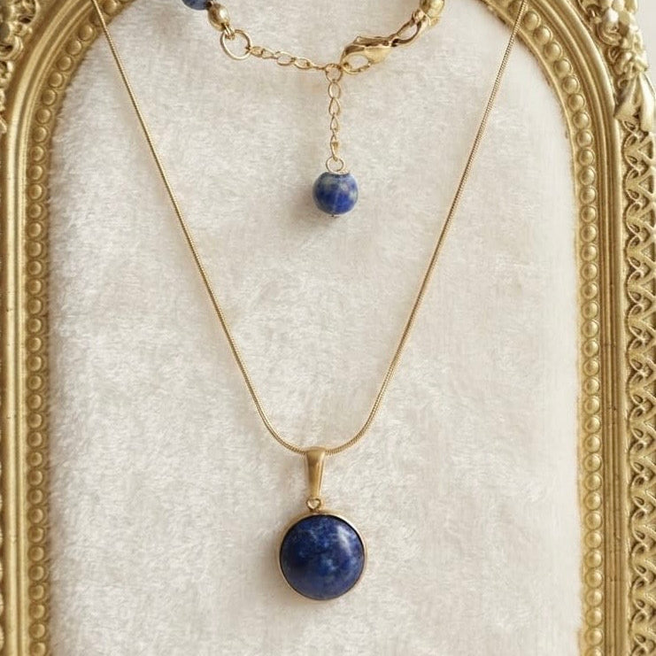 Lapis Lazuli Halskette – Natürlicher Edelstein-Schmuck