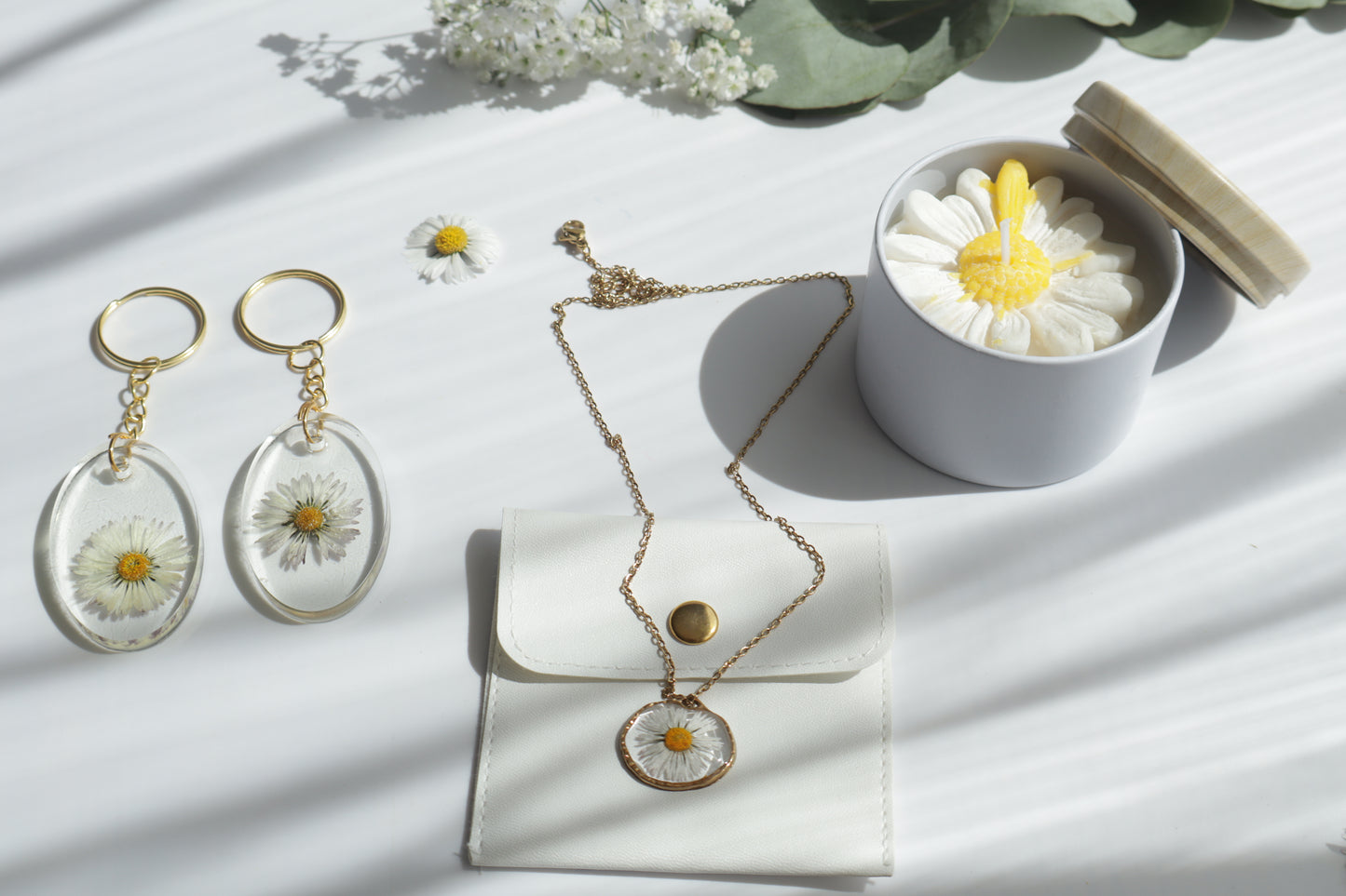 Gänseblümchen Frühlingsbox Geschenkset