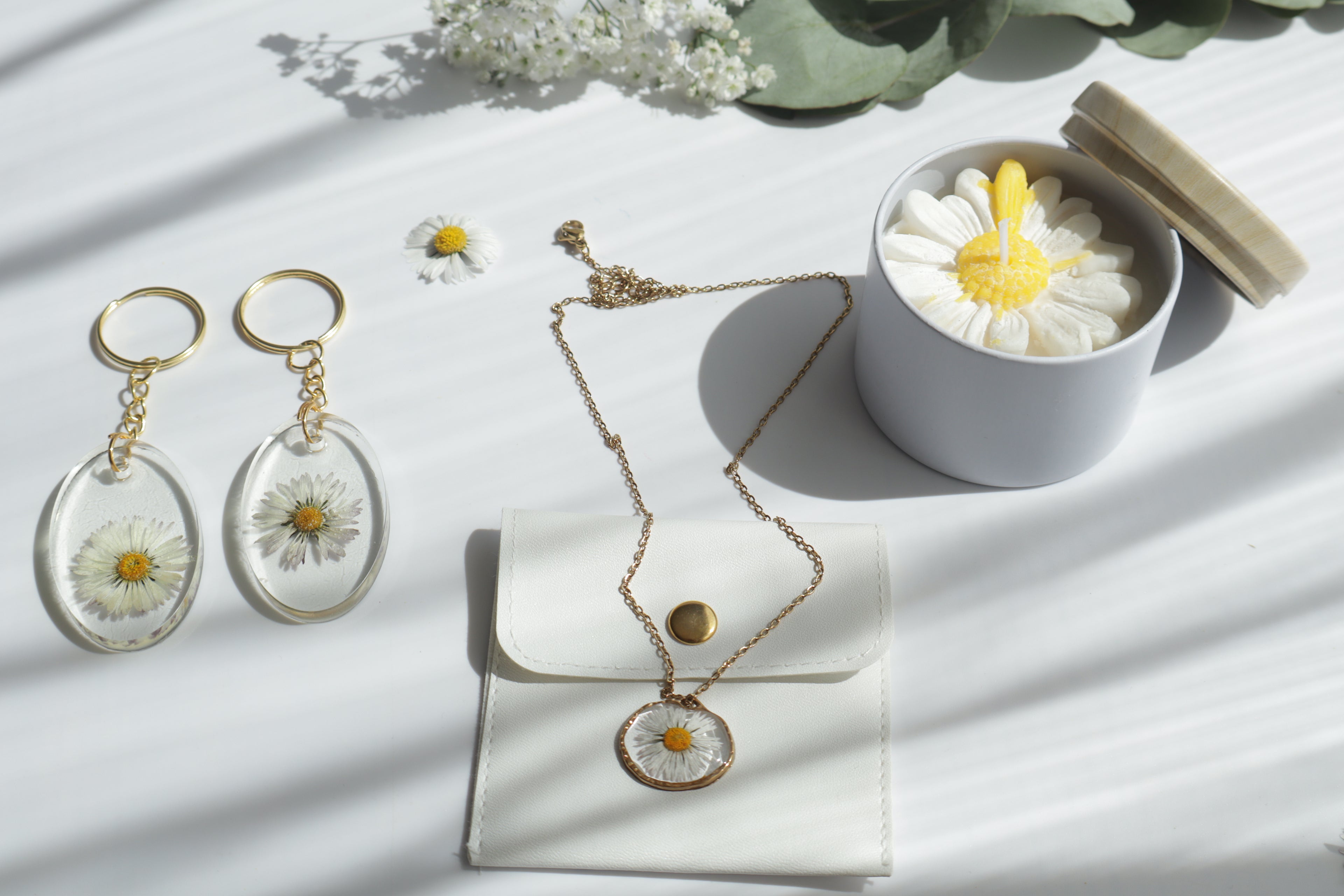 Gänseblümchen Frühlingsbox Geschenkset