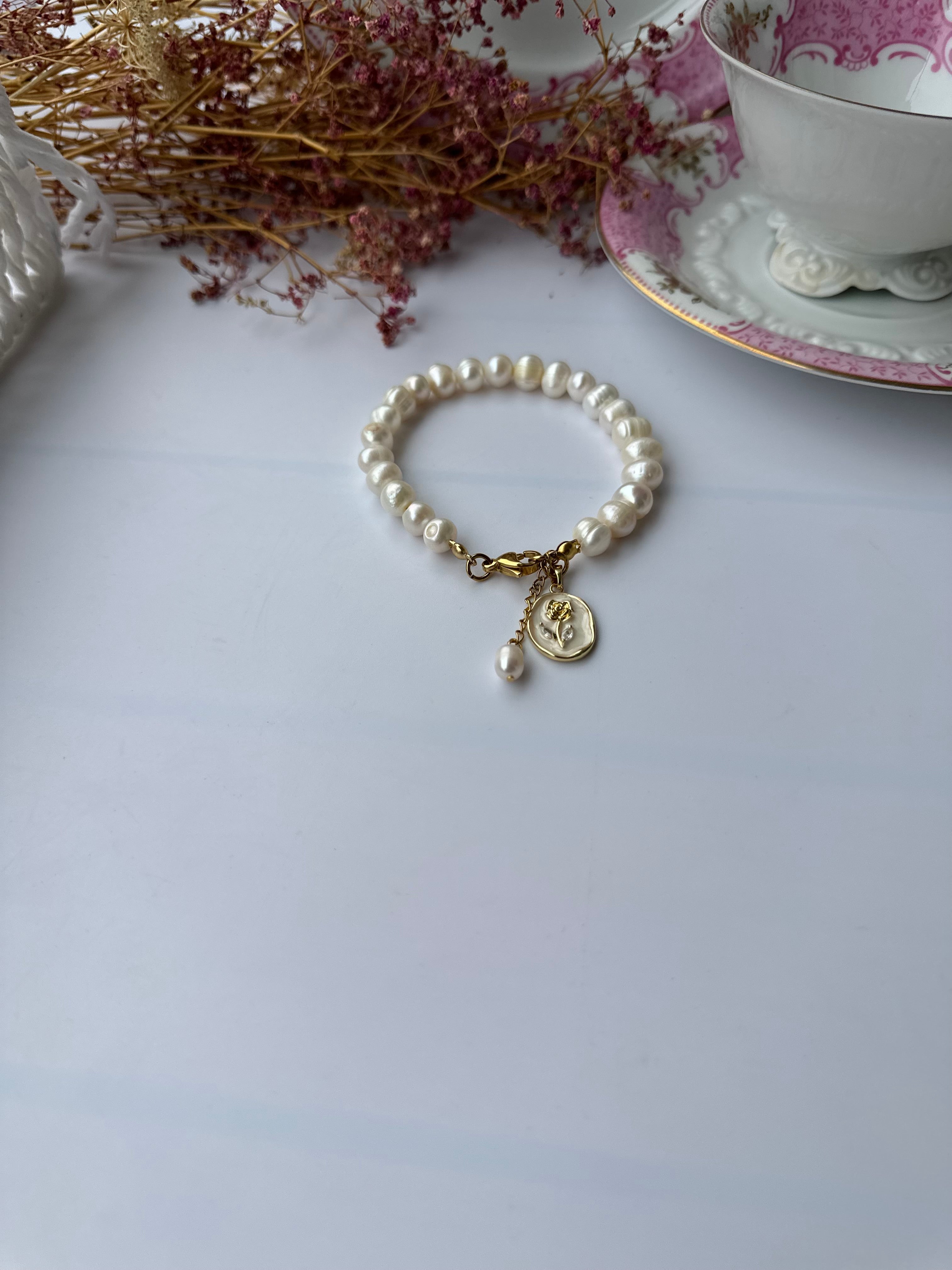 Florantia – Süßwasserperlen Armband