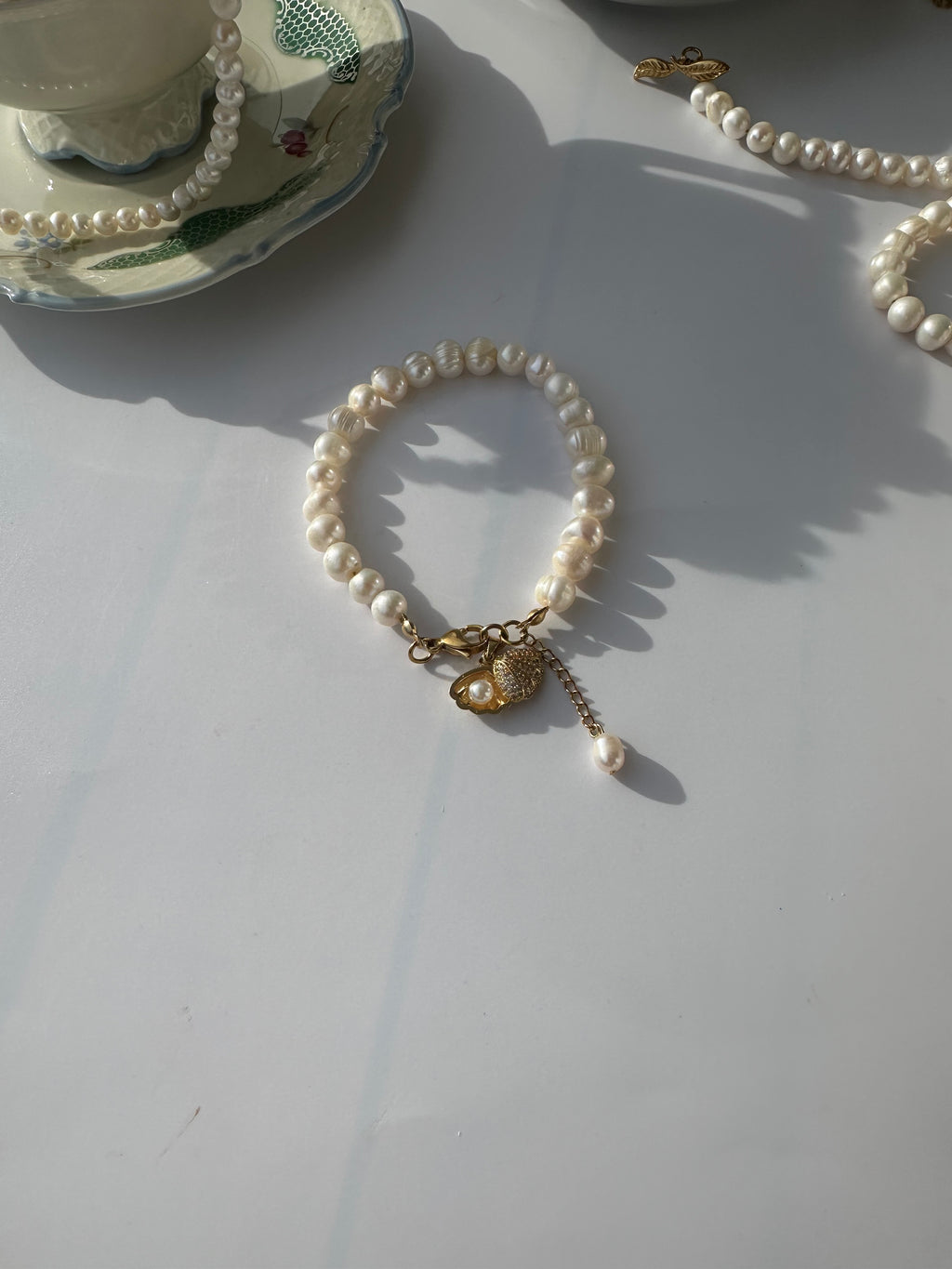 Sirena – Süßwasserperlen Armband