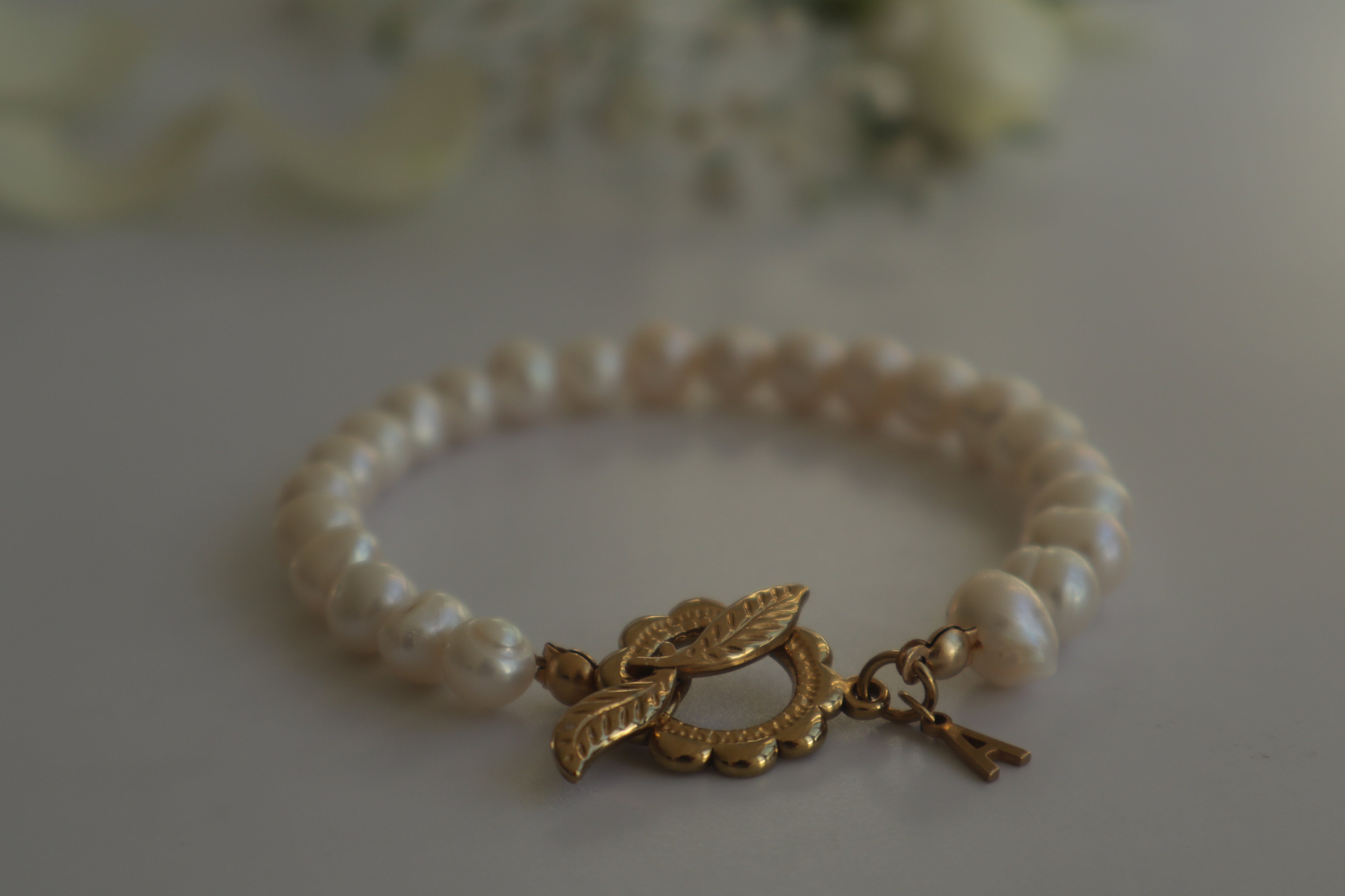 Mira– Personalisiertes Süßwasserperlen Armband