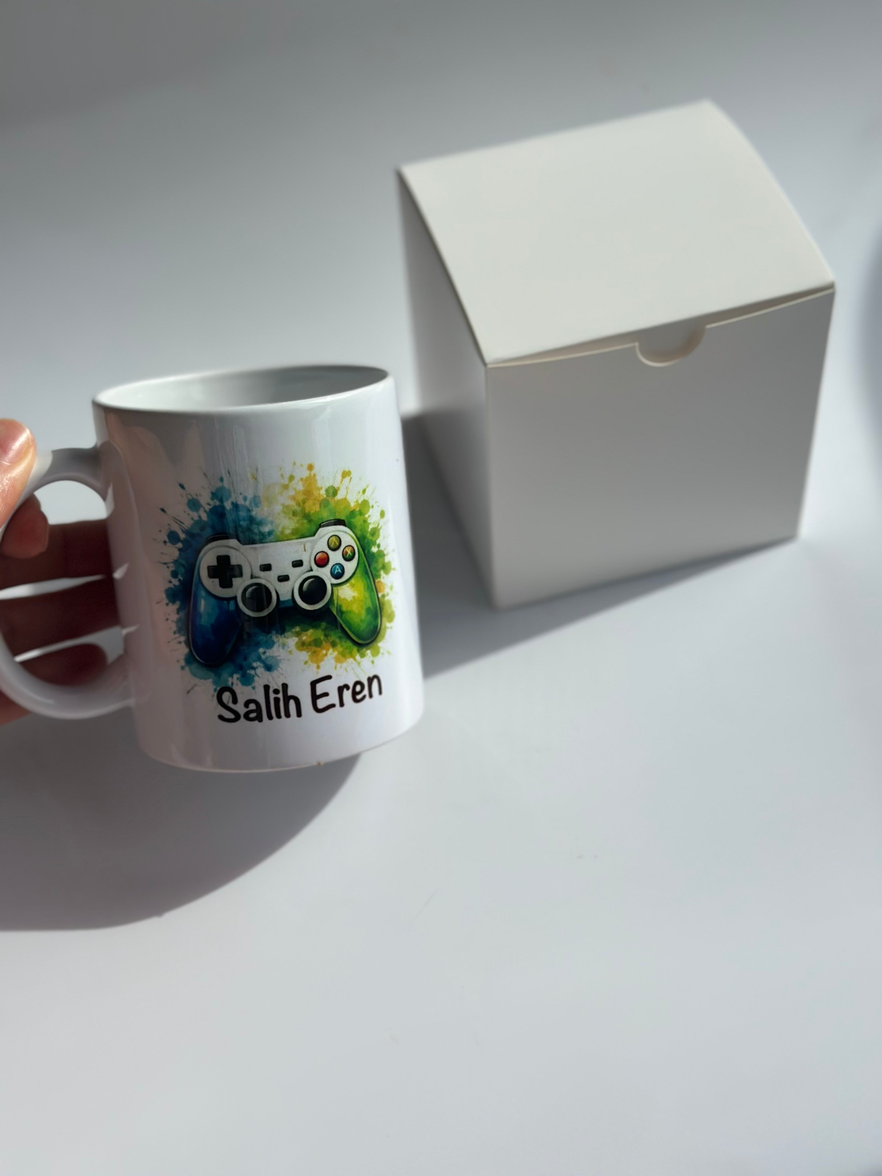 Personalisierte Gaming Tasse – Controller & Name Design