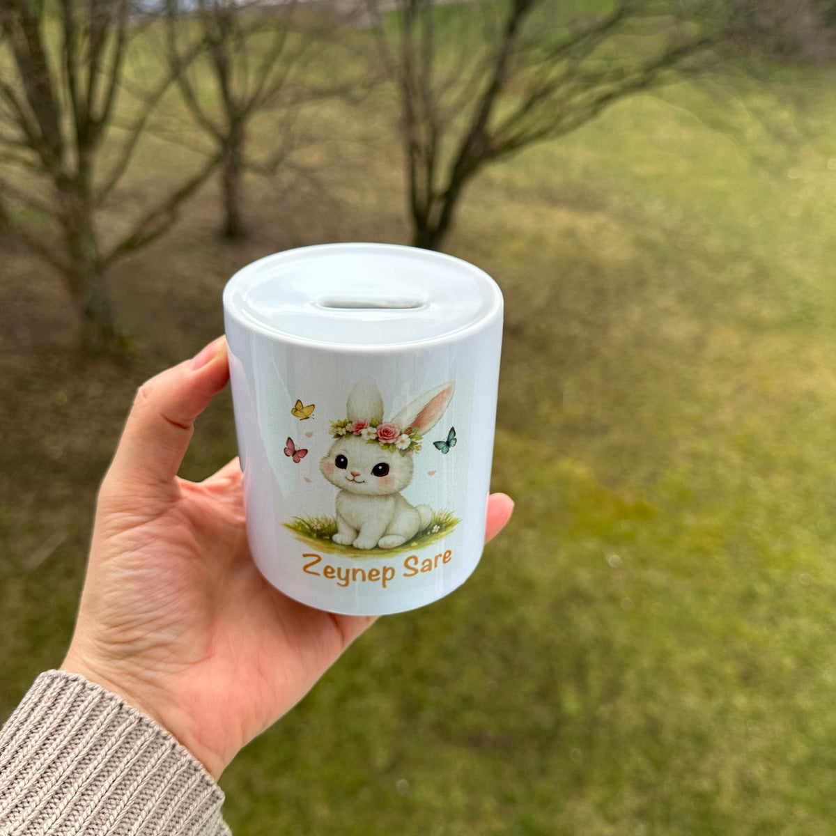 BunnyDream – Personalisierte Keramik Spardose
