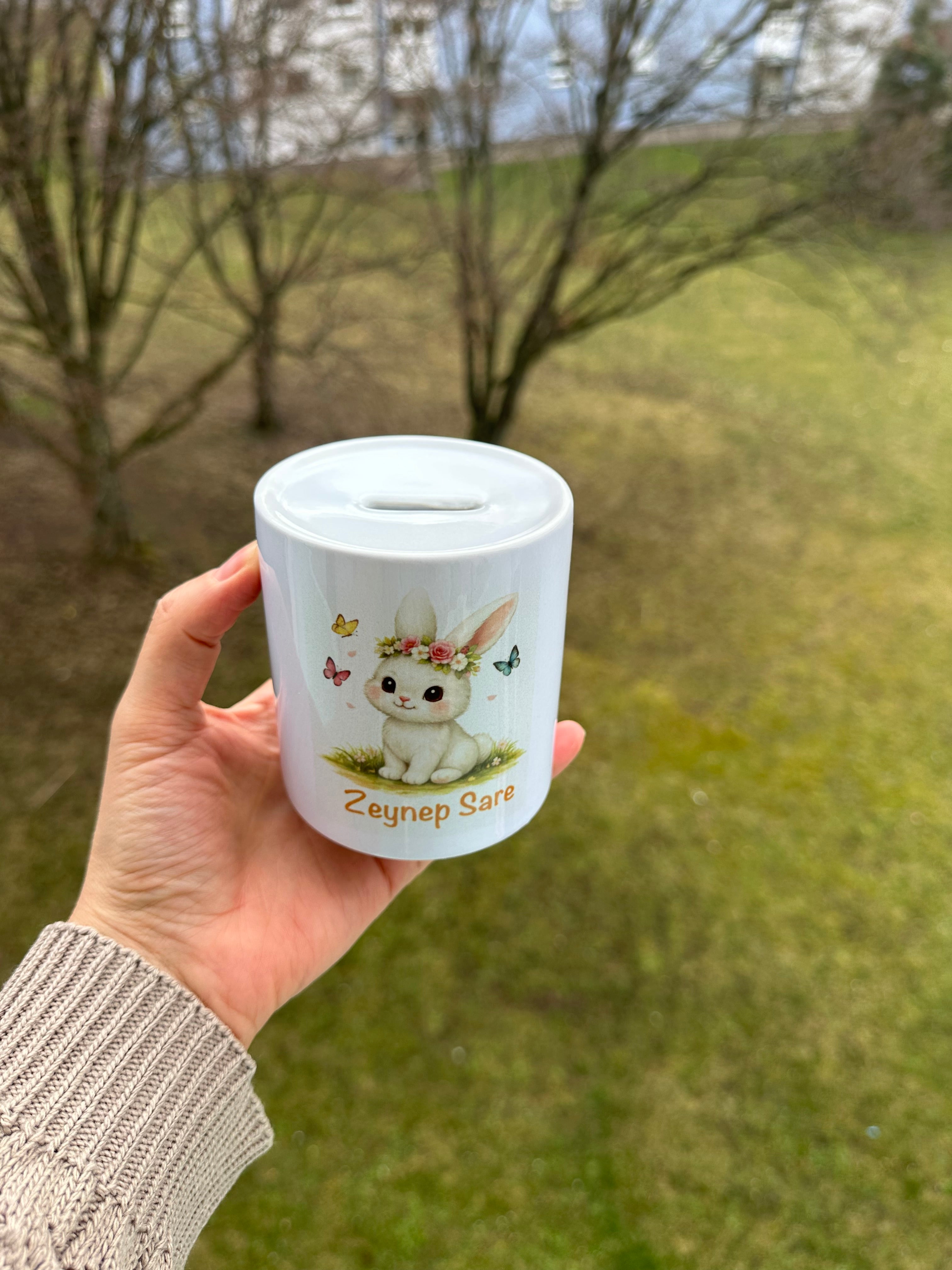 BunnyDream – Personalisierte Keramik Spardose