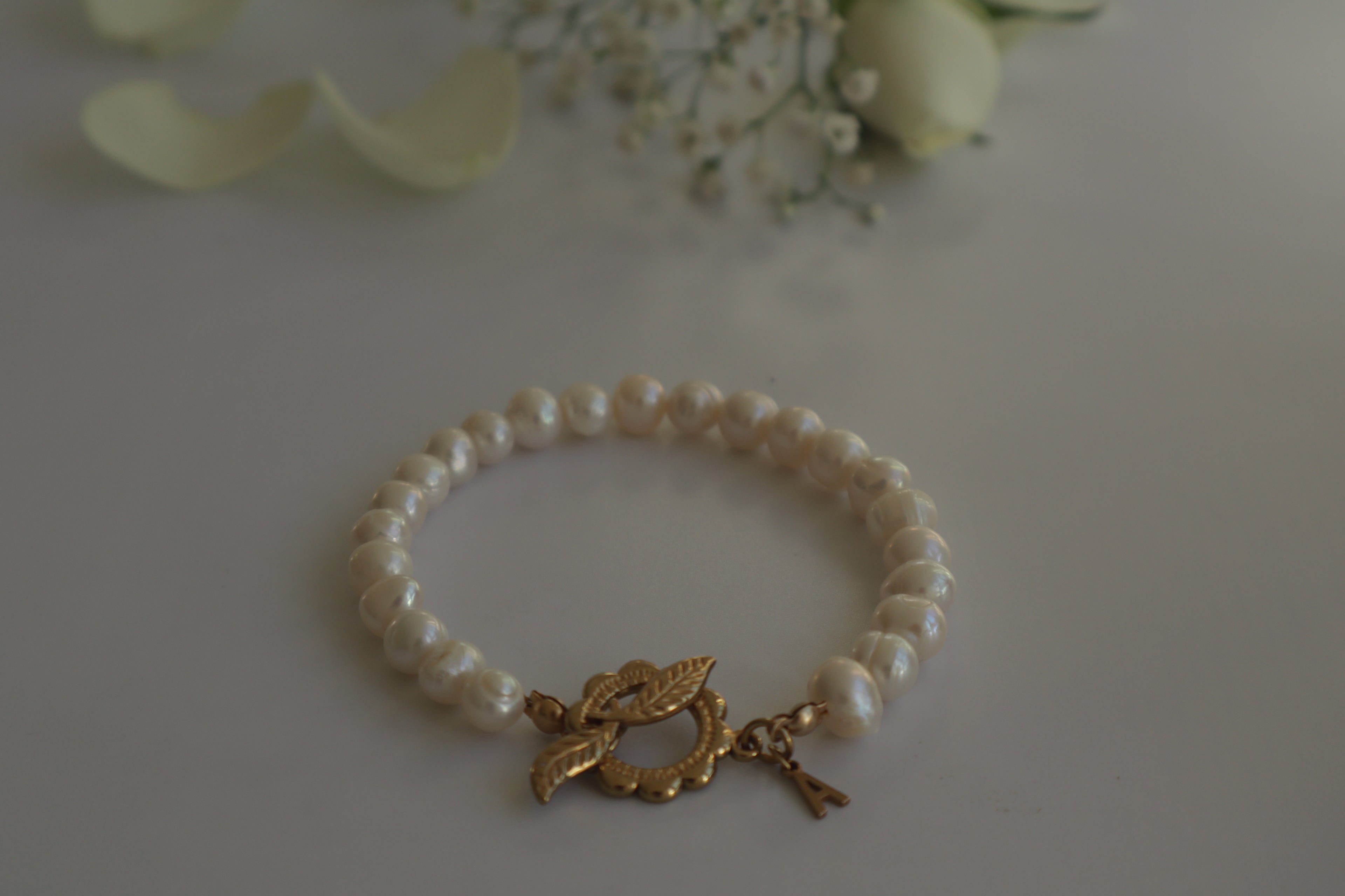 Mira– Personalisiertes Süßwasserperlen Armband