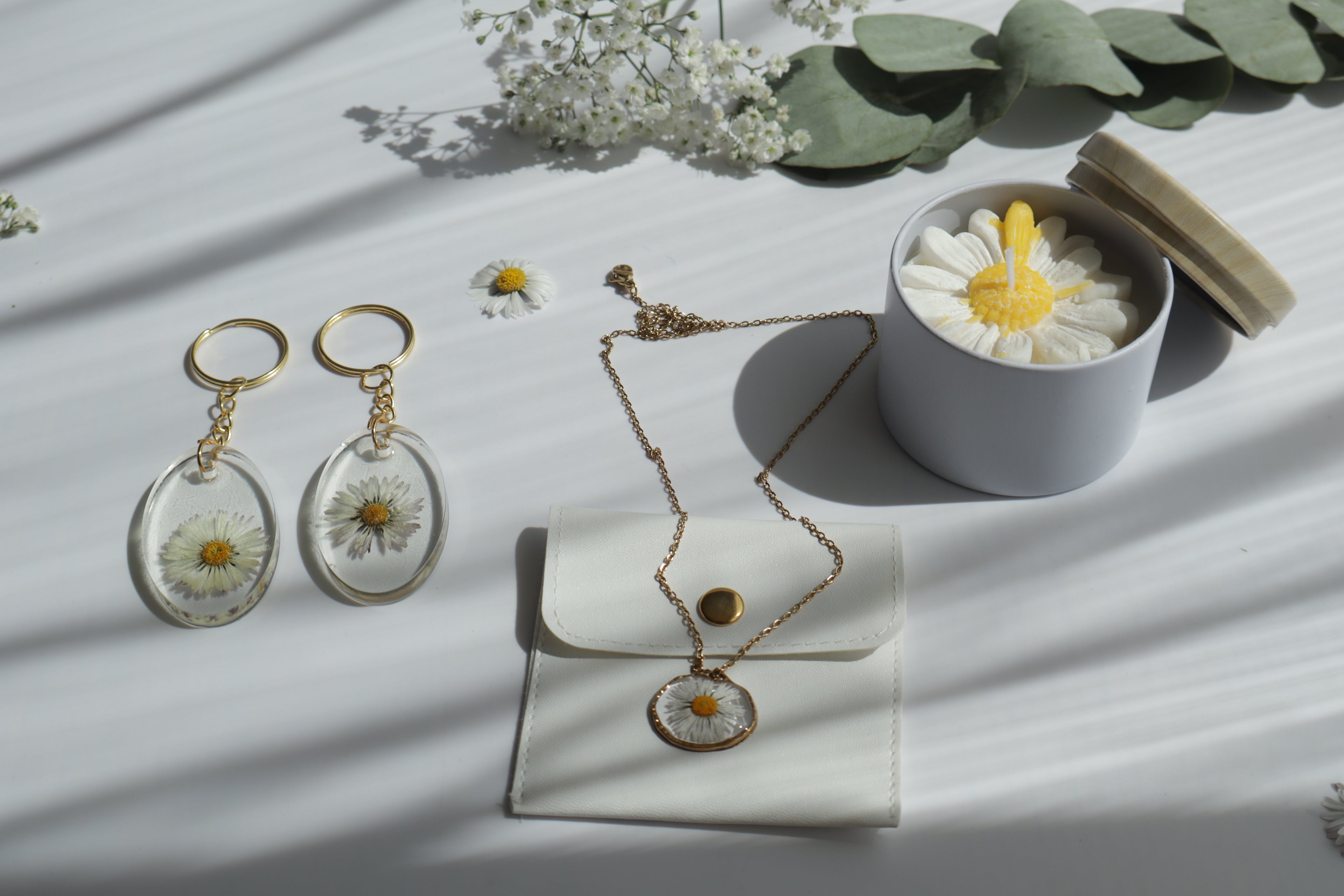 Gänseblümchen Frühlingsbox Geschenkset