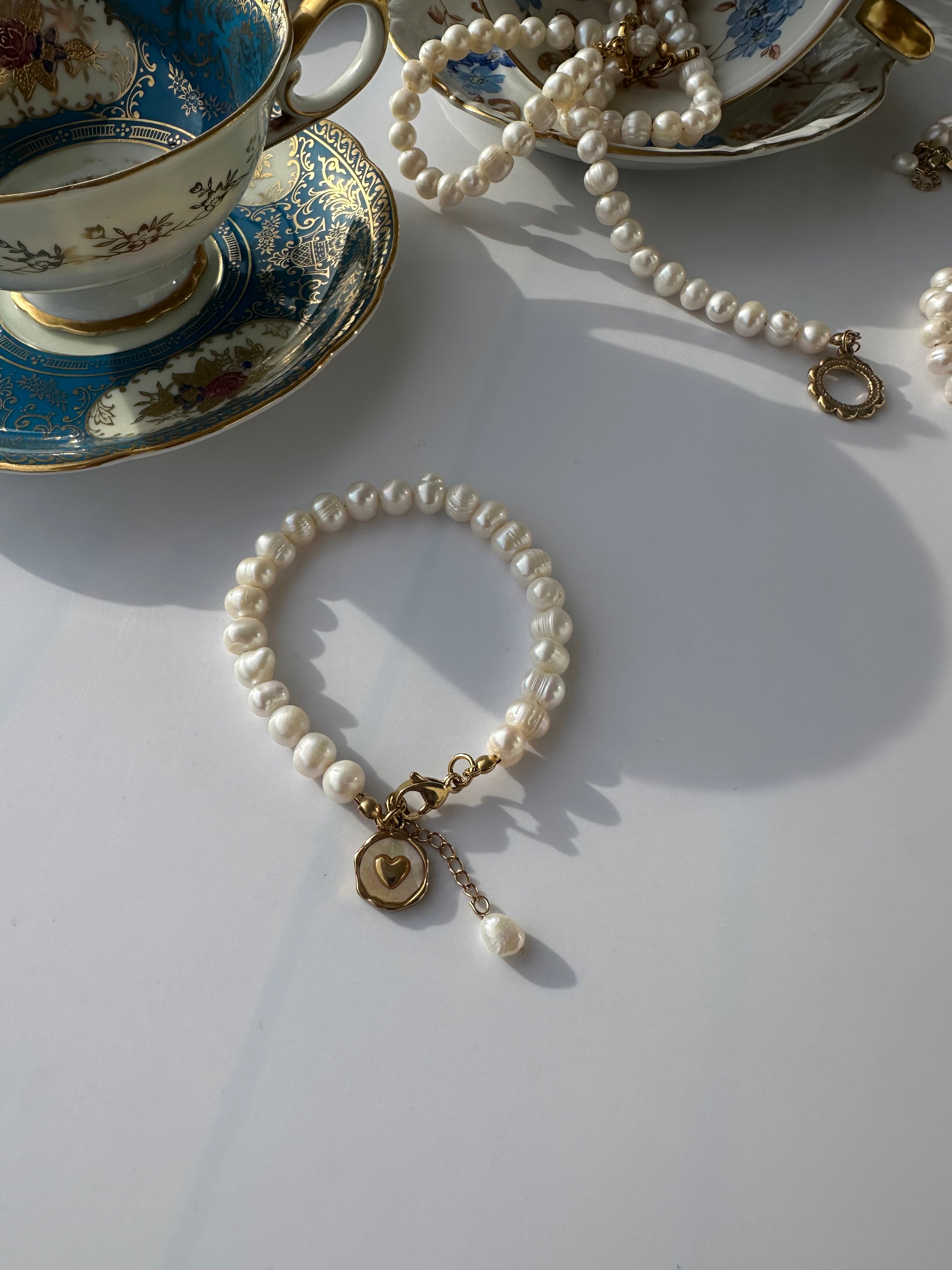 Love – Süßwasserperlen Armband