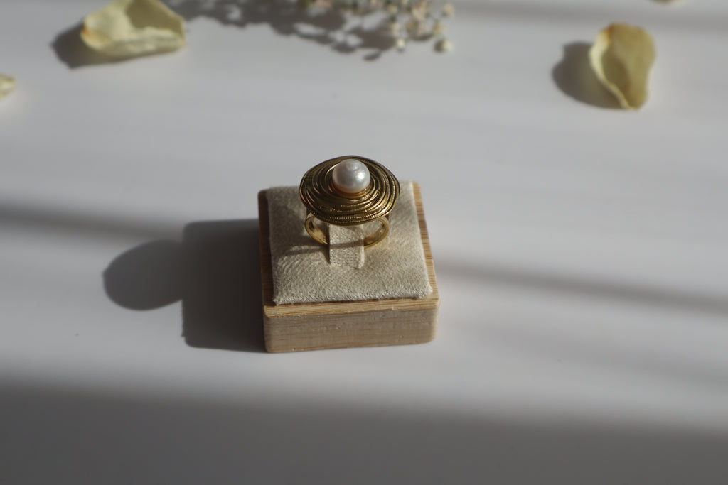 Ring Große Perle – Süßwasser