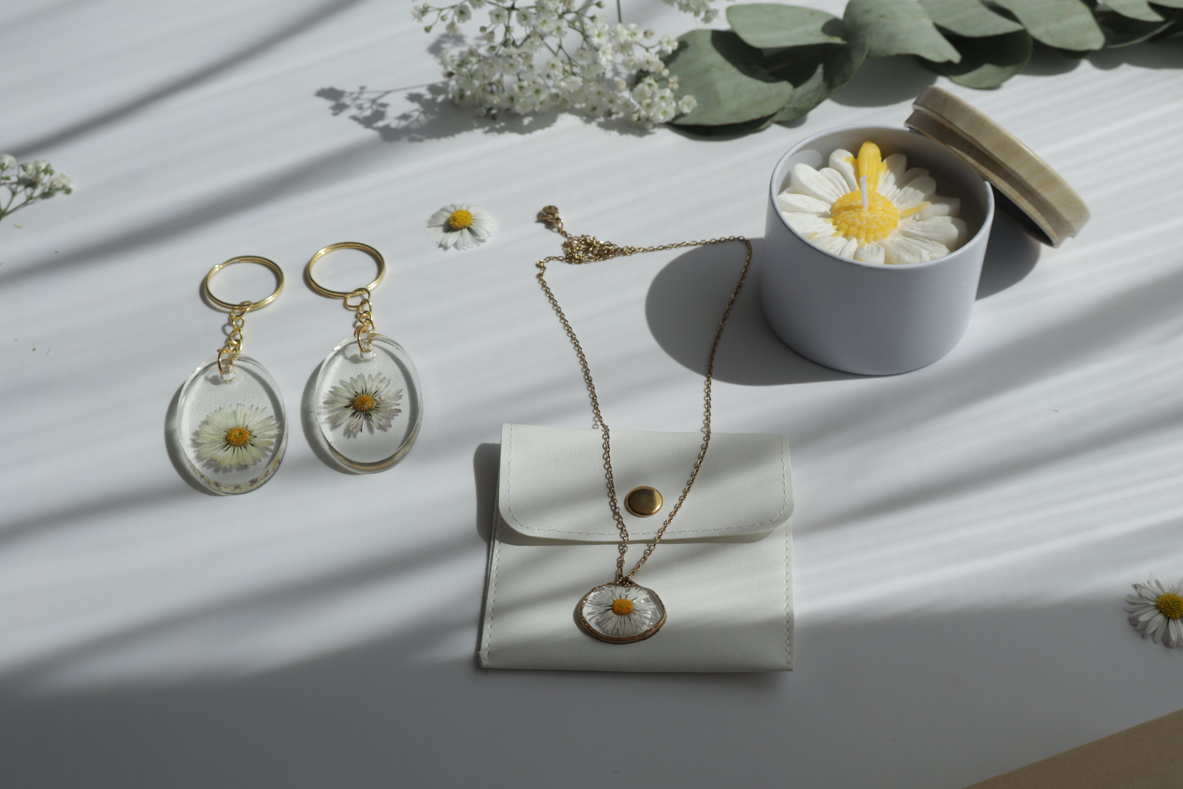 Gänseblümchen Frühlingsbox Geschenkset