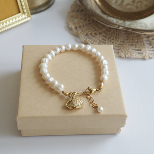 Sirena – Süßwasserperlen Armband
