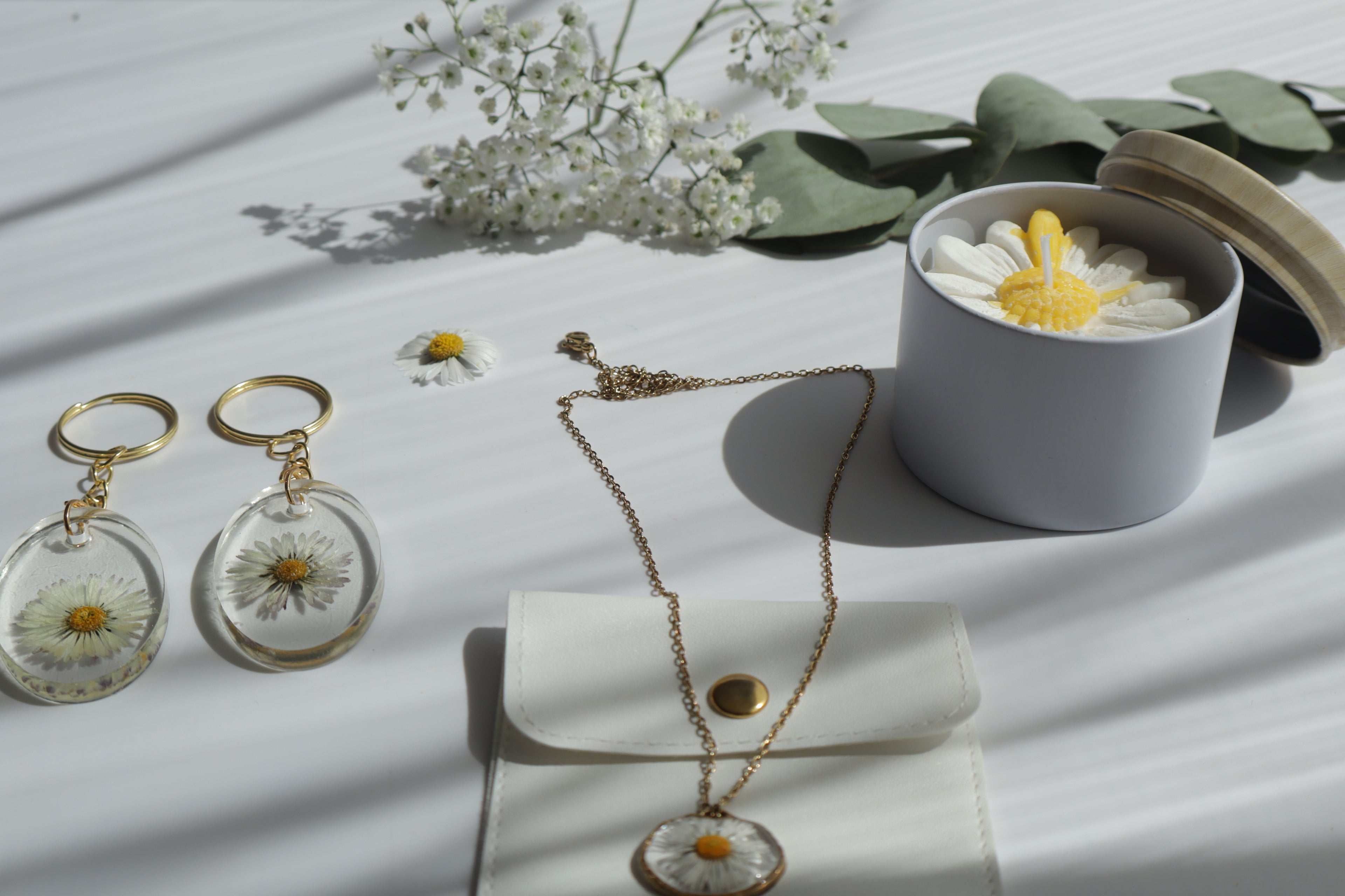 Gänseblümchen Frühlingsbox Geschenkset