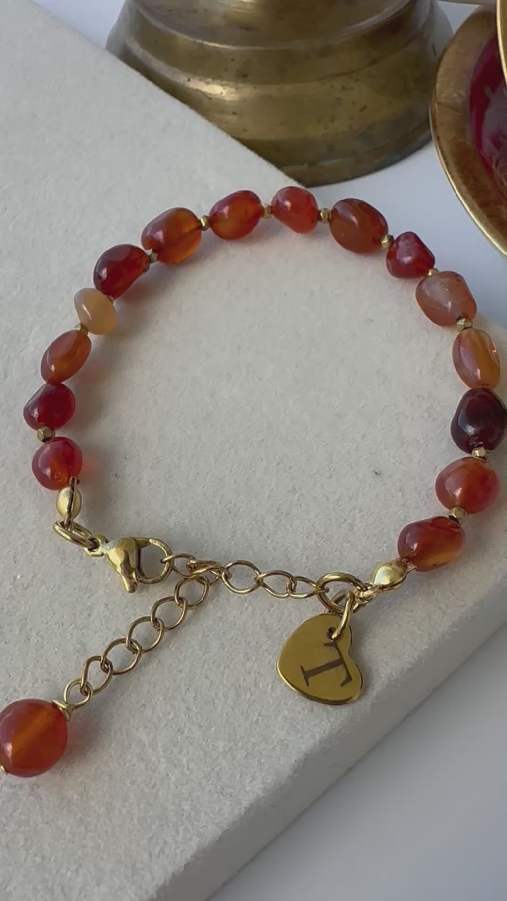 Nazenin – Personalisiertes Armband aus echtem Achat